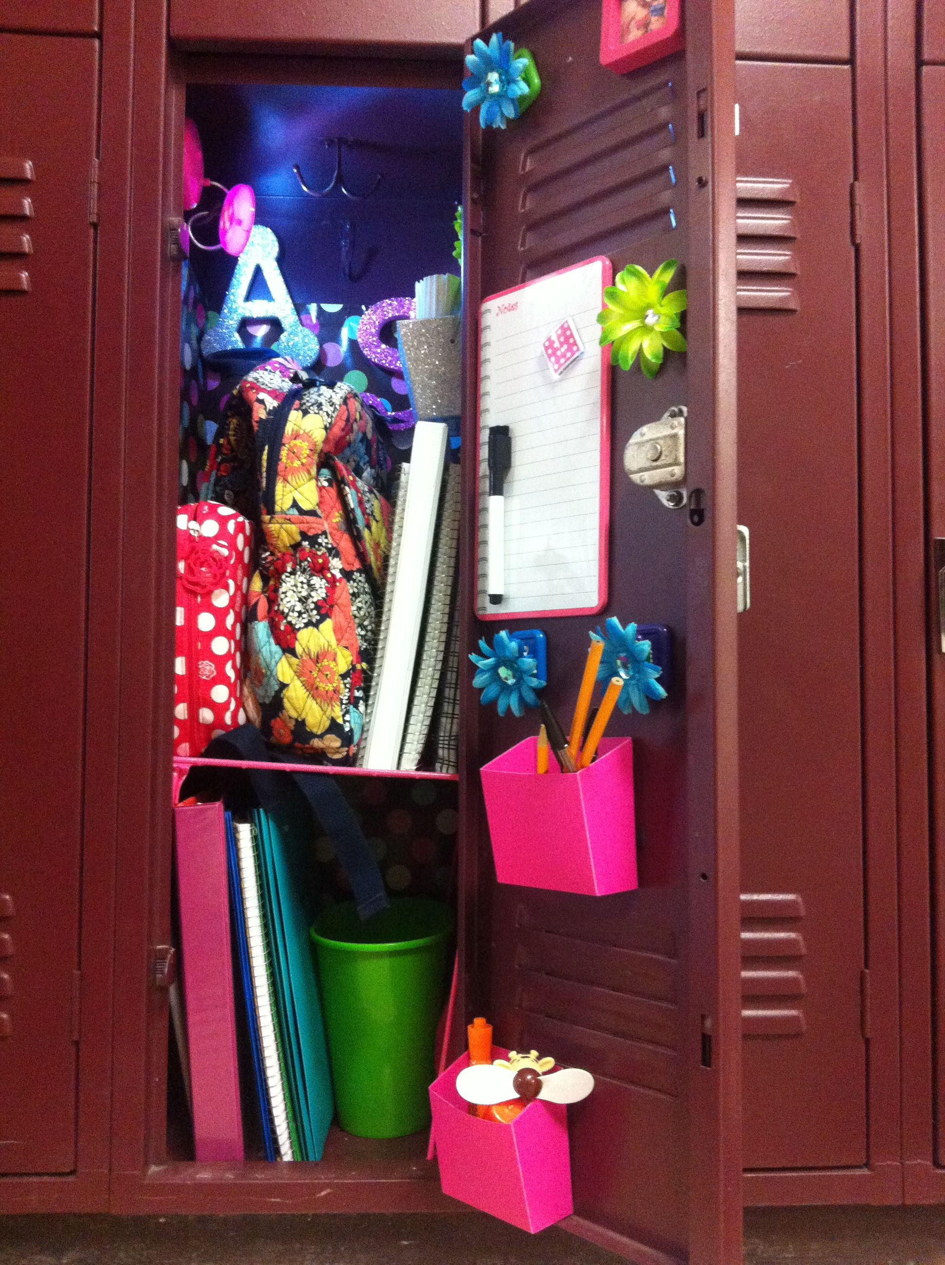 Kids Room Dark Blue Locker Wallpaper Magnetic Items Found In