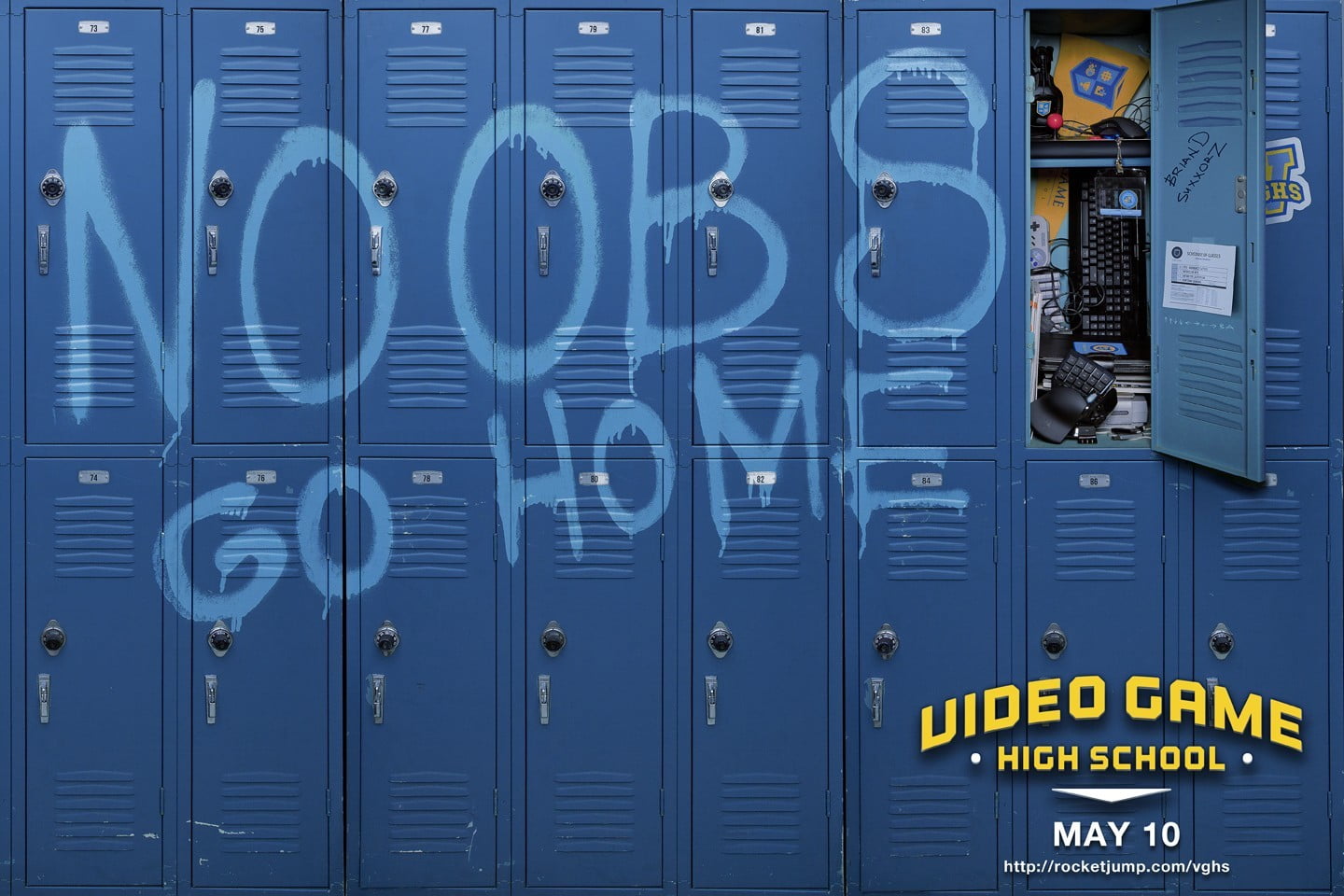 Blue Locker, Lockers, Locker Room, Movies Hd Wallpaper - High School Lockers Background , HD Wallpaper & Backgrounds