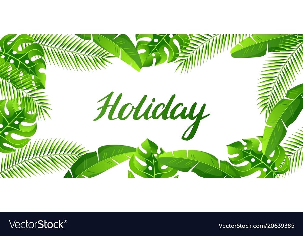 Tropical Palm Leaves Leaf Wallpaper Uk - New Year 2012 Greeting Cards , HD Wallpaper & Backgrounds