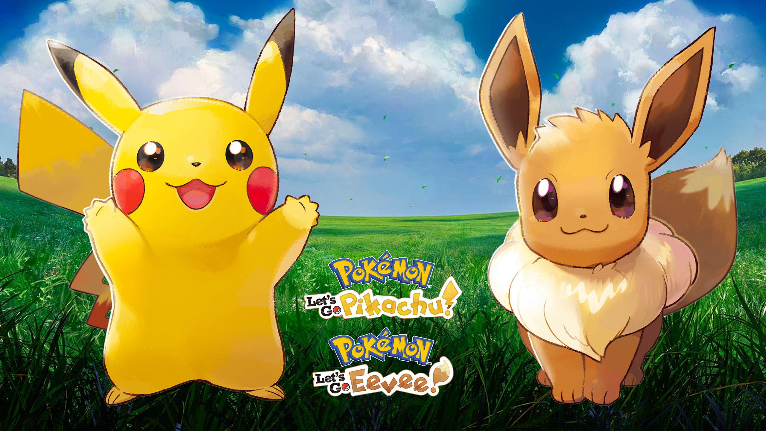 Desktop - Pokemon Let's Go Pikachu Box Art , HD Wallpaper & Backgrounds