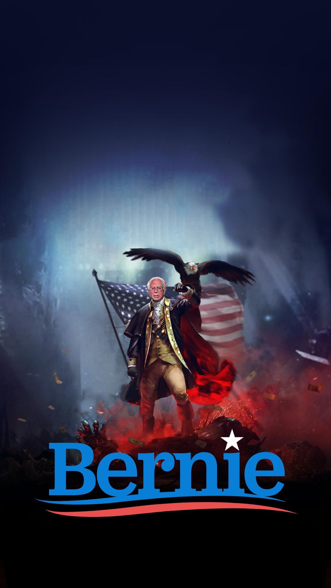 Poster For Bernie Sanders 2016 Wallpaper Iphone Bg - Bernie Sanders Iphone , HD Wallpaper & Backgrounds