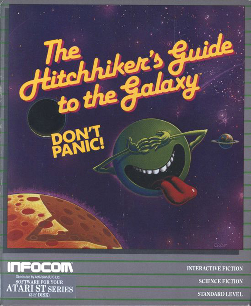Hitchhiker's Guide To The Galaxy Atari Disk Scan - Hitchhiker's Guide To The Galaxy Atari , HD Wallpaper & Backgrounds