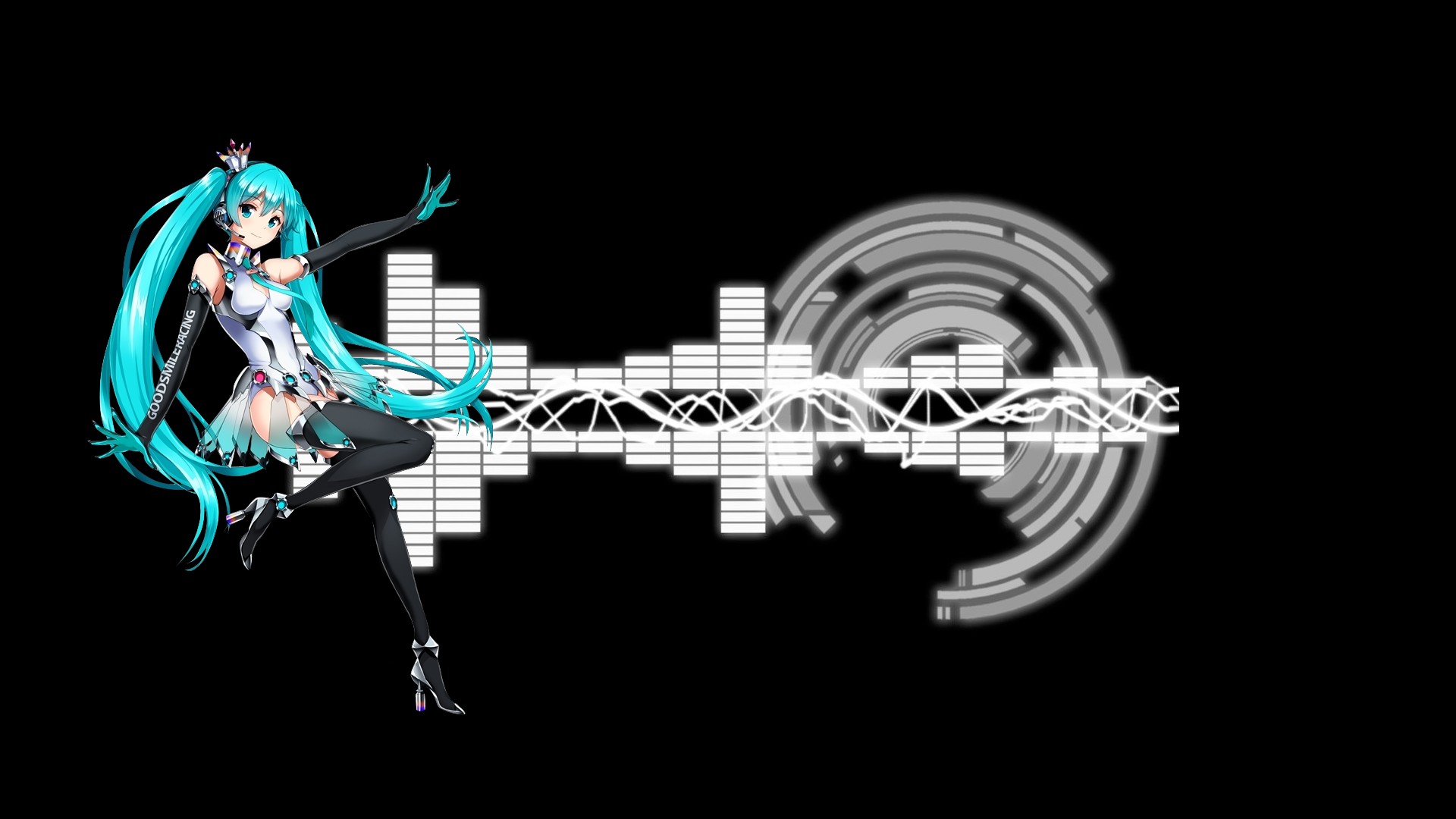 Fighting, Smite Wallpaper Hatsune Miku, Vocaloid, Music - Hatsune Miku , HD Wallpaper & Backgrounds