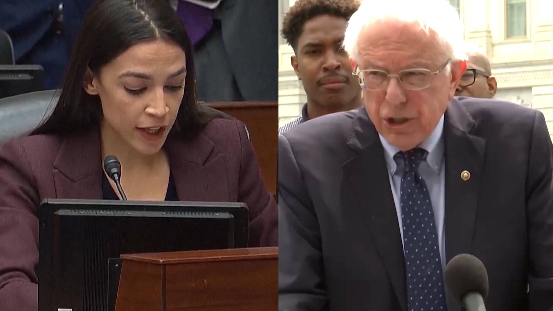 Bernie Sanders And Aoc To Introduce Resolution Declaring - Official , HD Wallpaper & Backgrounds
