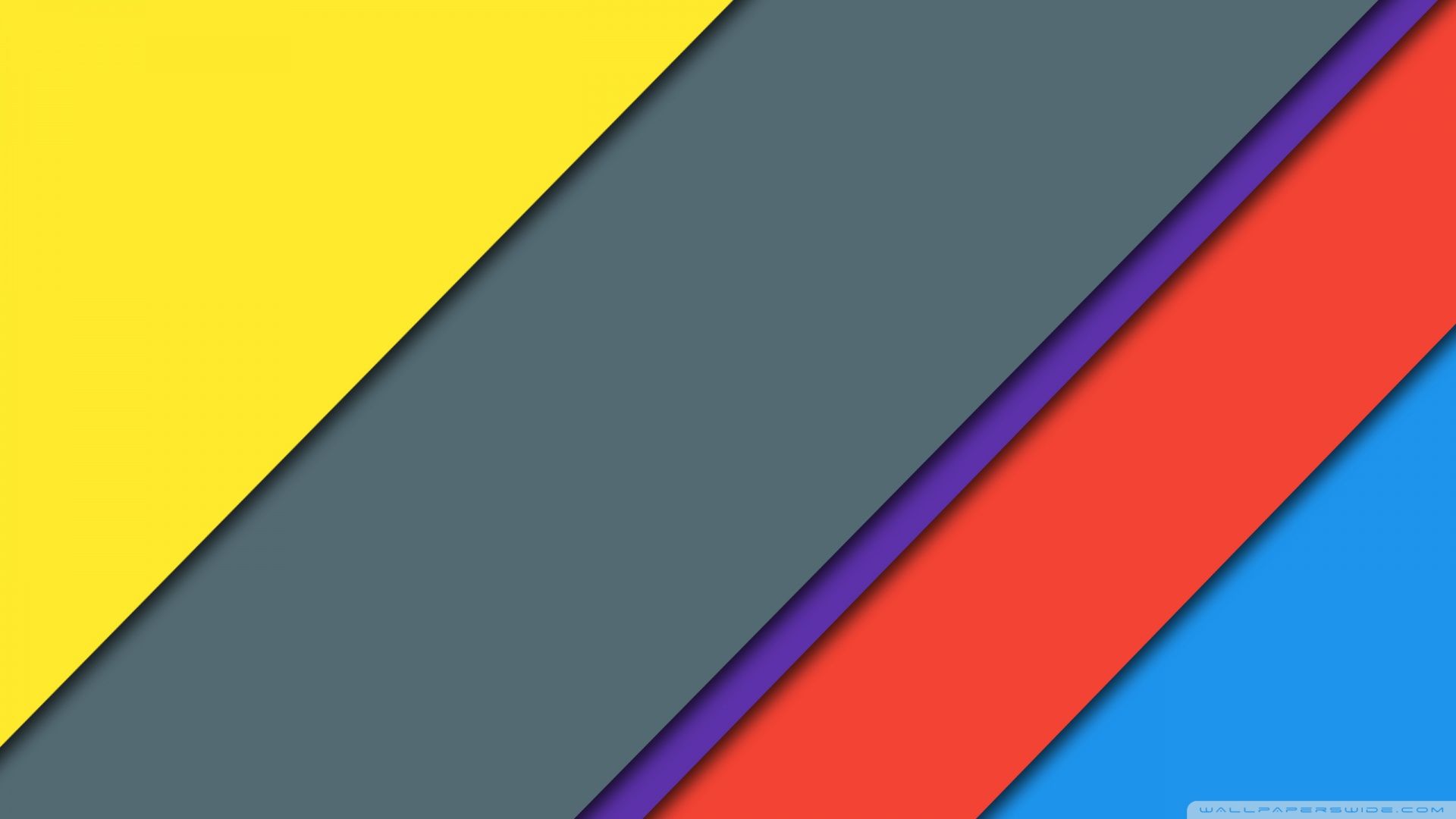 Blue Material Design Minimal Desktop Pc And Mac Wallpaper