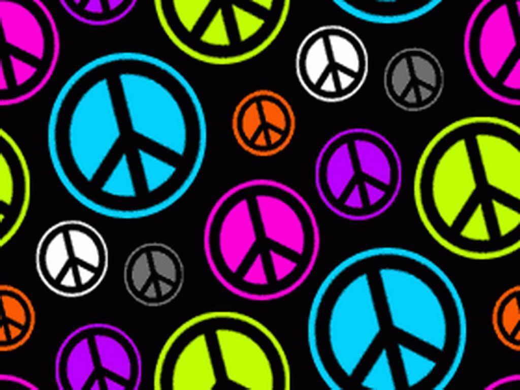 Logos For > Peace Sign Desktop Wallpaper - Peace Sign , HD Wallpaper & Backgrounds