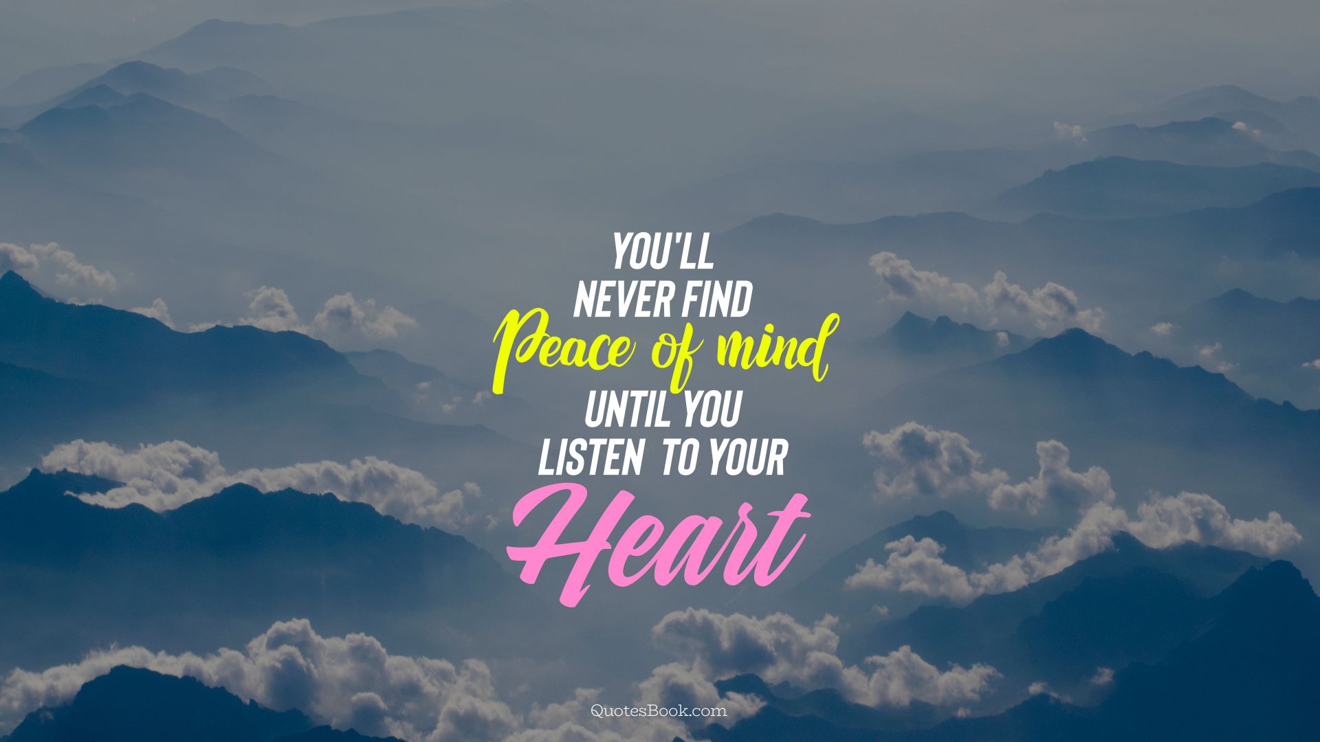 You'll Never Find Peace Of Mind Until You Listen To - Poster , HD Wallpaper & Backgrounds