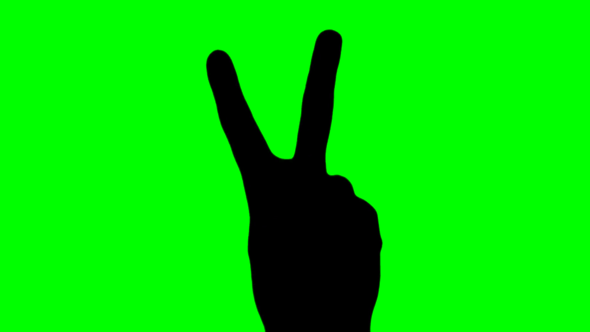 Peace Sign Green Screen , HD Wallpaper & Backgrounds