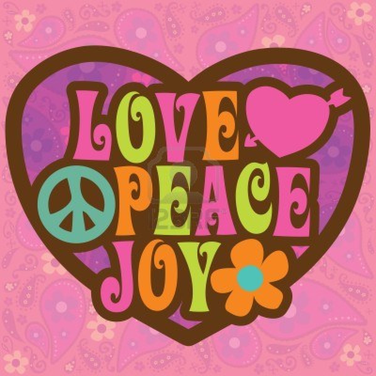 Love, Peace, And Joy - 70s Peace And Love , HD Wallpaper & Backgrounds