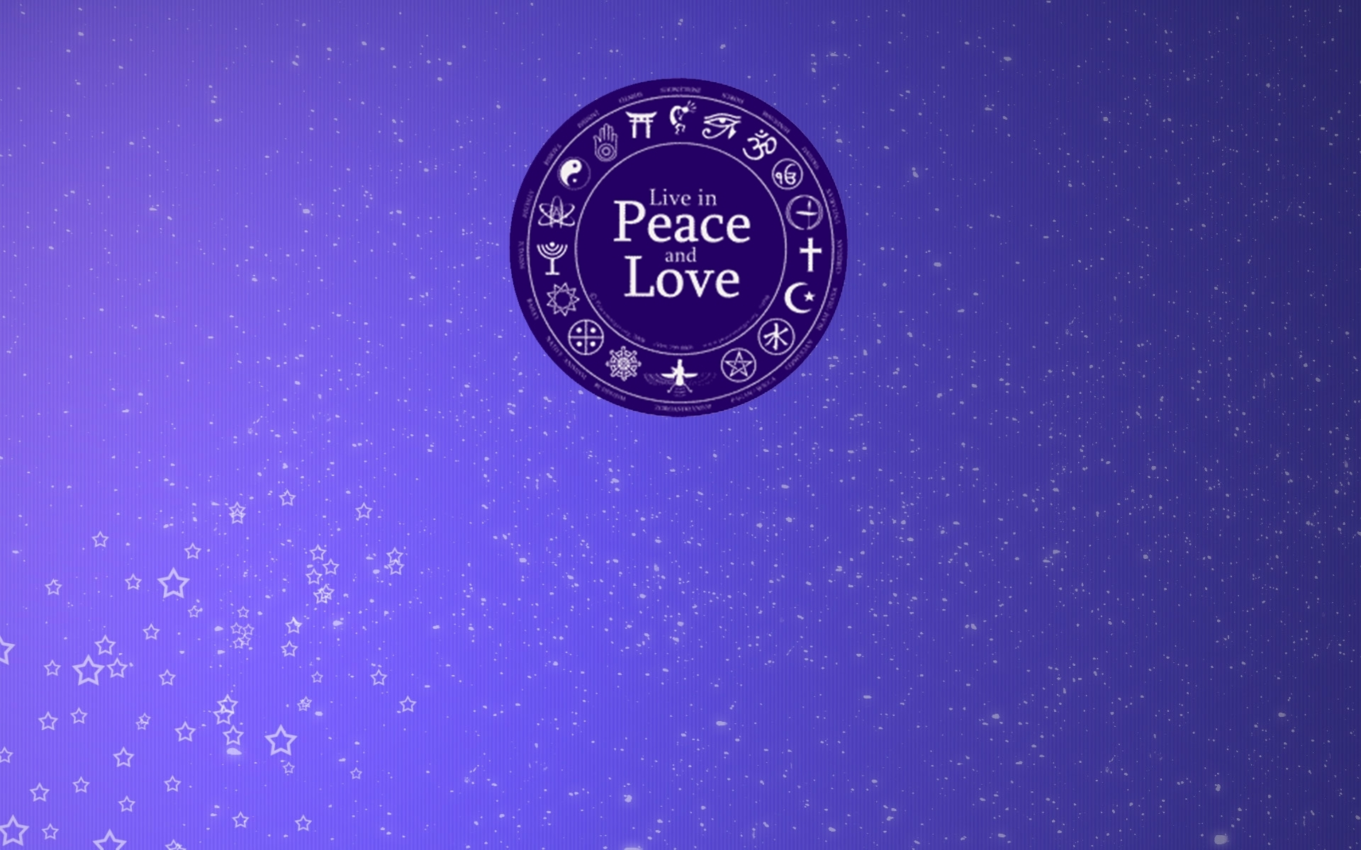 In Peace And Love Hd Wallpaper - Circle , HD Wallpaper & Backgrounds