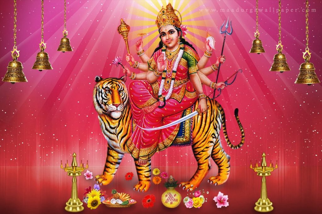 Durga Mata Photos Durga Mata Photos - Mata Ji Full Hd , HD Wallpaper & Backgrounds
