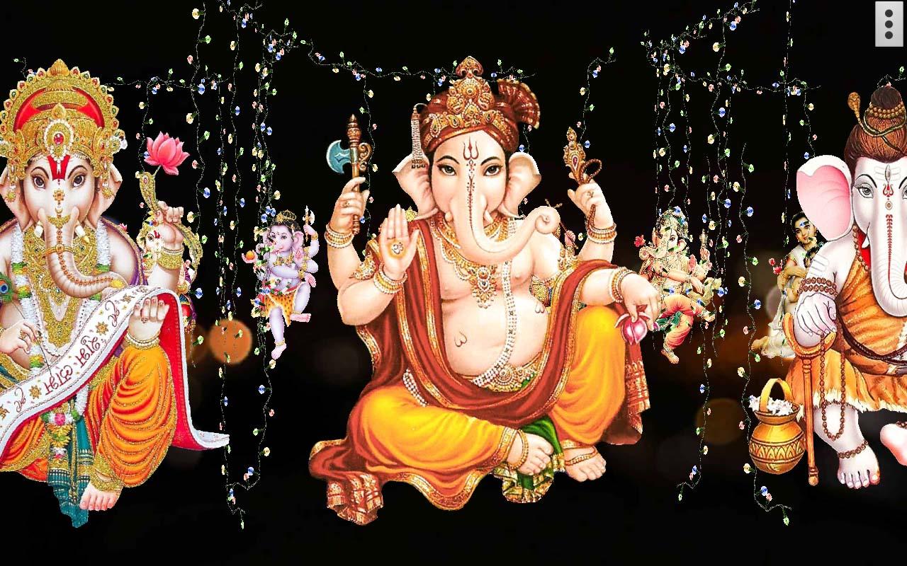 Ganpati - Ganesh Ji 3d Live , HD Wallpaper & Backgrounds