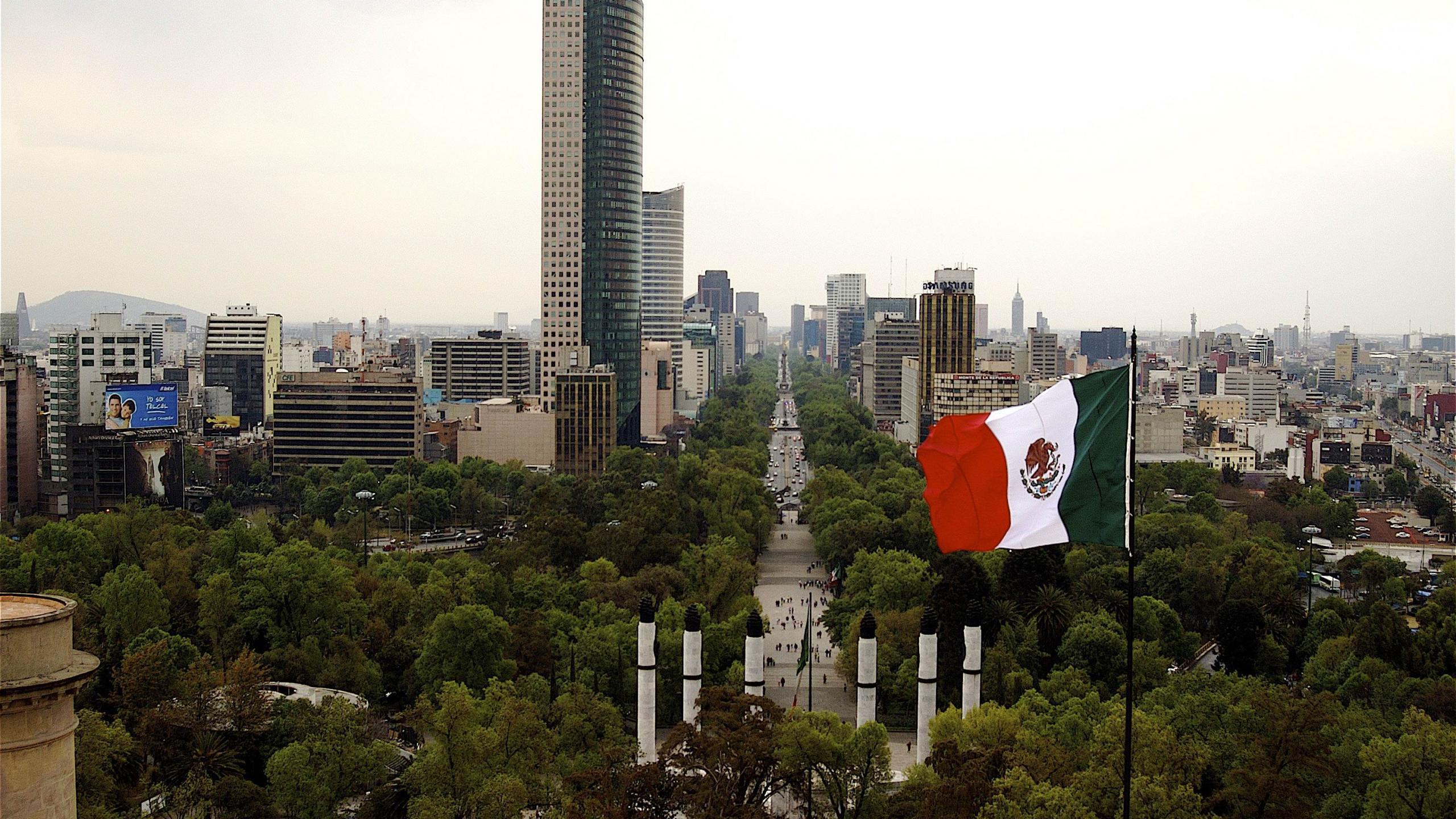 Hd Mexico City Wallpapers And Photos - Paseo De La Reforma , HD Wallpaper & Backgrounds