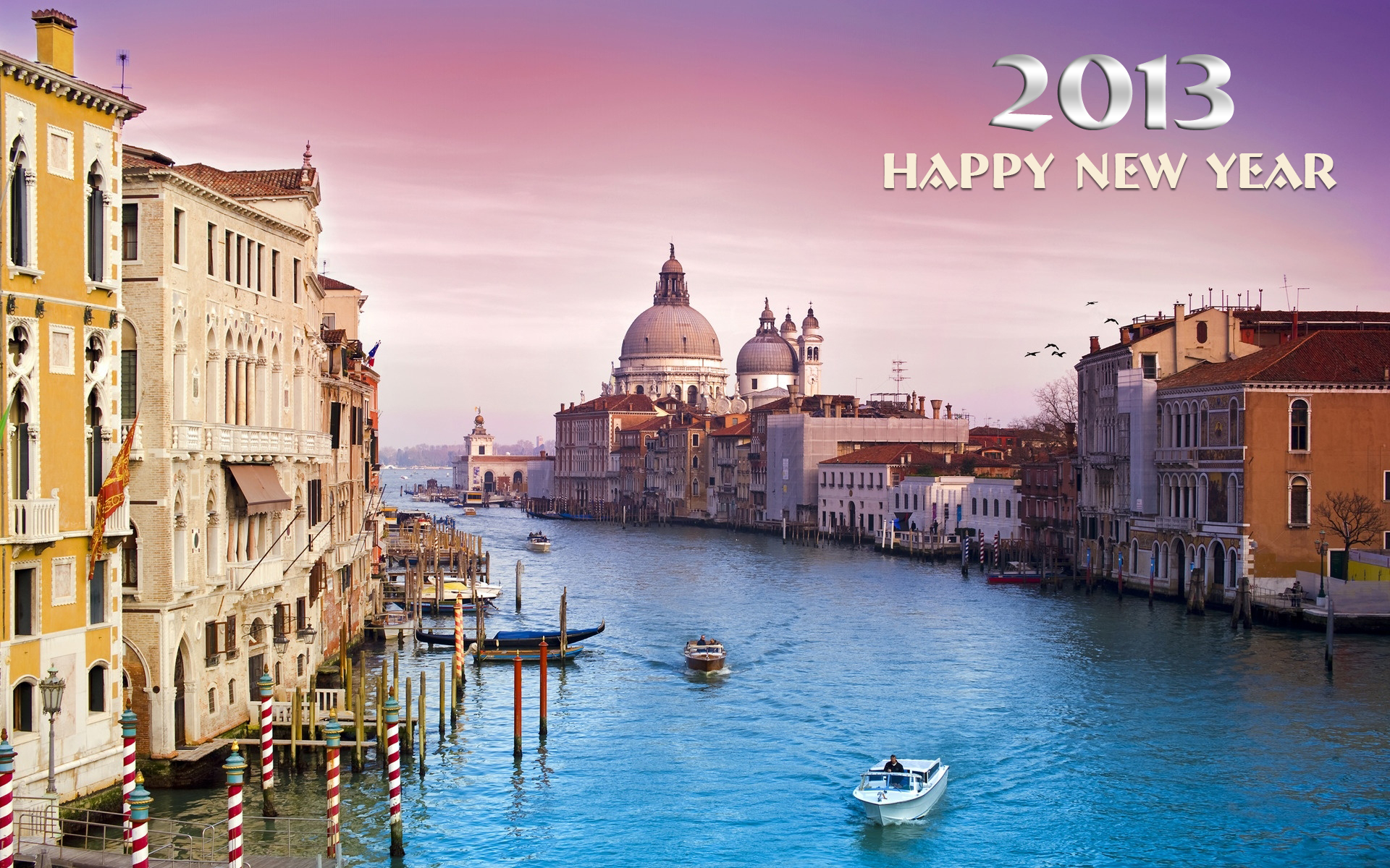 Lake View New Year Wallpaper - Grand Canal , HD Wallpaper & Backgrounds