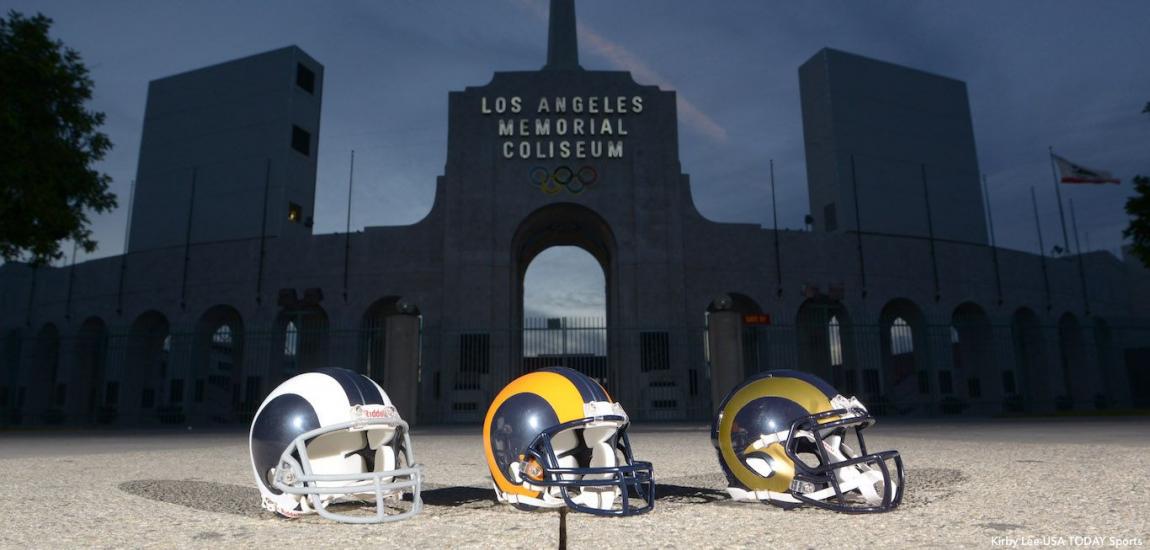 Rams Wallpaper Within Los Angeles Rams Wallpaper Source - Los Angeles Memorial Coliseum , HD Wallpaper & Backgrounds