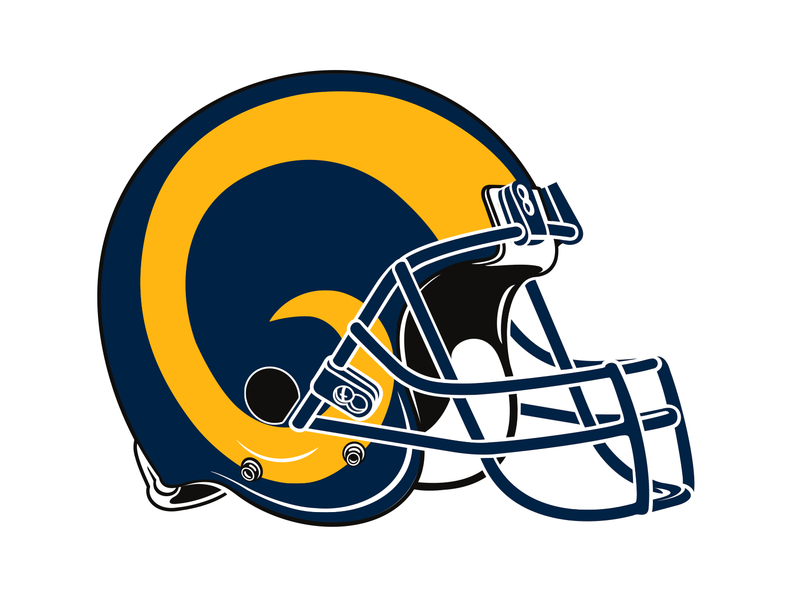 Los Angeles Rams Helmet Logo - Pittsburgh Steelers , HD Wallpaper & Backgrounds
