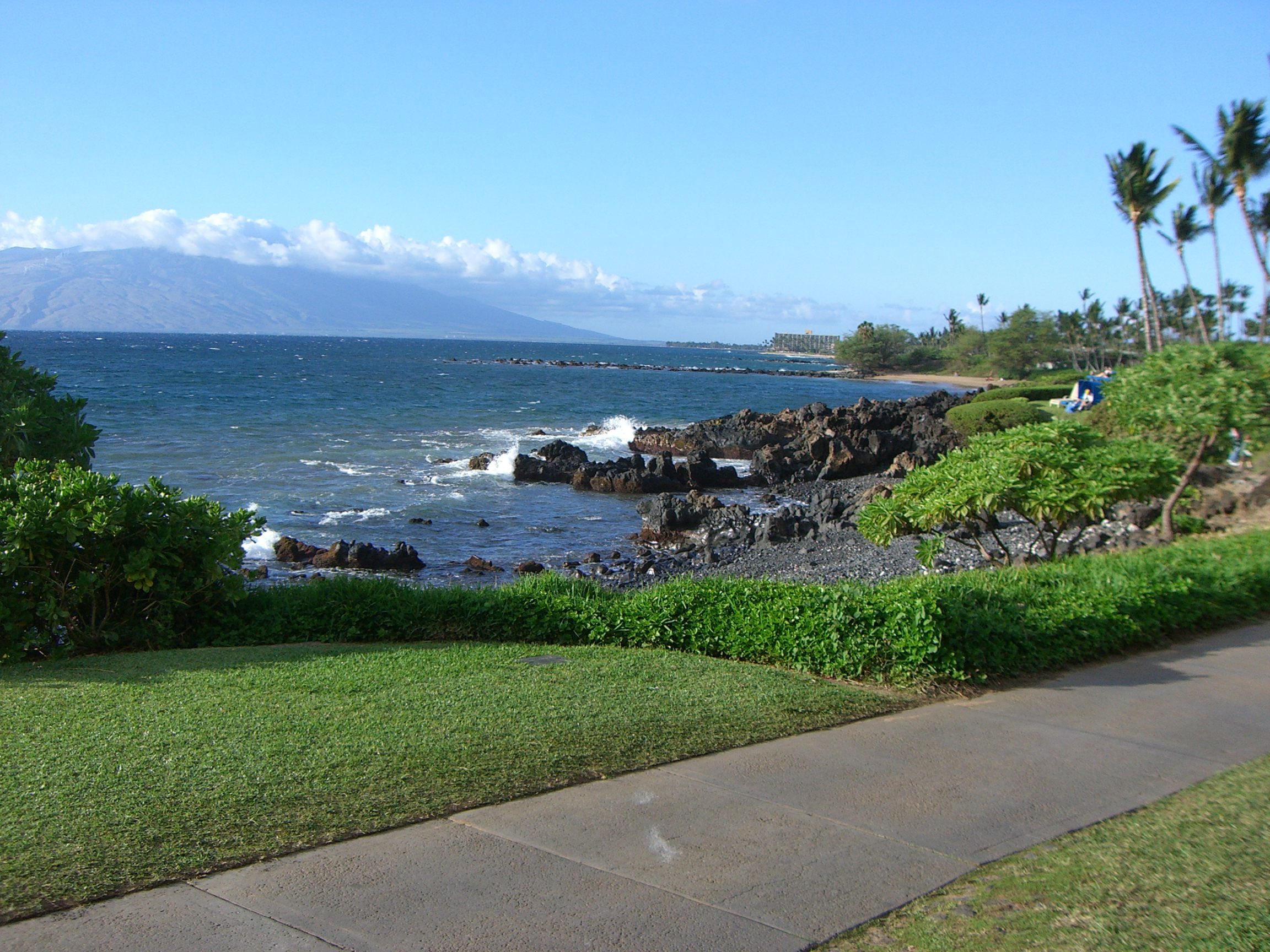 Hd Wailea Beach, Maui, Hawaii Wallpaper, Hawaii, Maui,3d - Sea , HD Wallpaper & Backgrounds