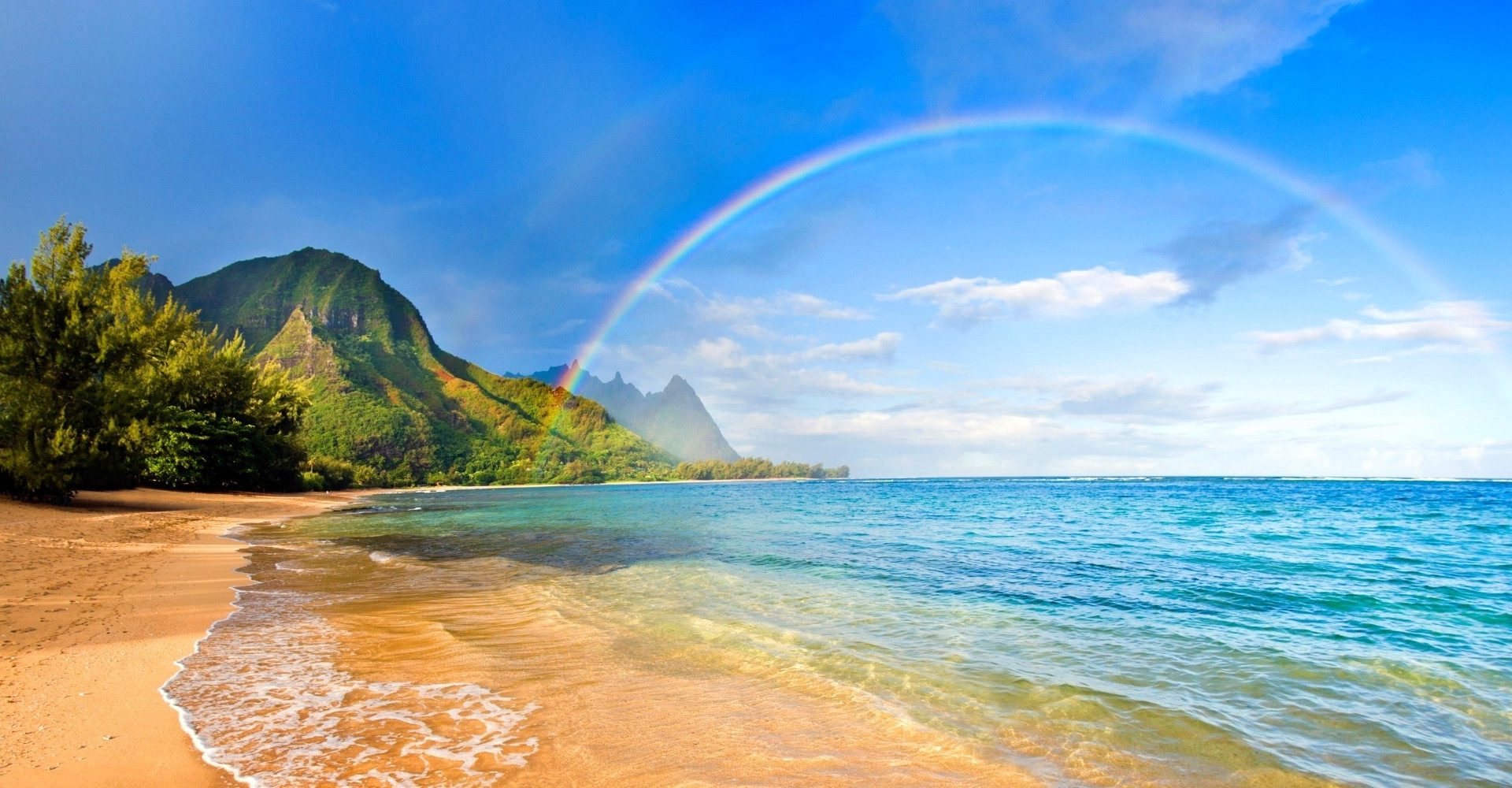 Hawaii Rainbow , HD Wallpaper & Backgrounds