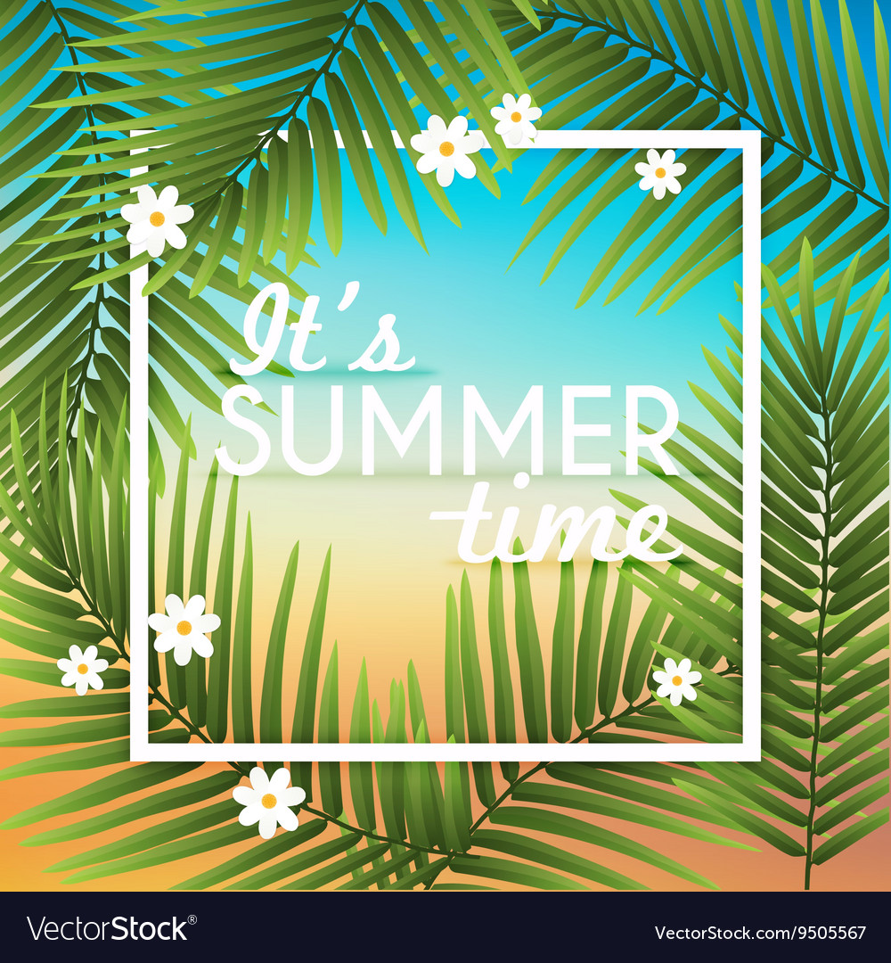 Its Summer Time Wallpaper Typographical Background - Its Summer , HD Wallpaper & Backgrounds