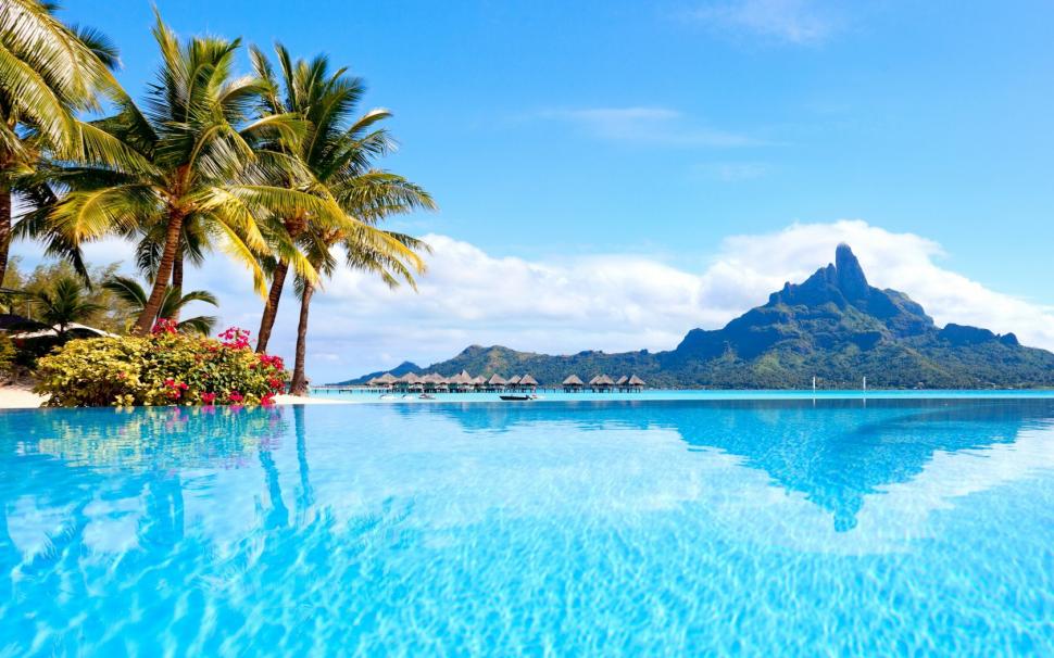 Summertime Sea Wallpaper - Tahiti Bora Bora , HD Wallpaper & Backgrounds