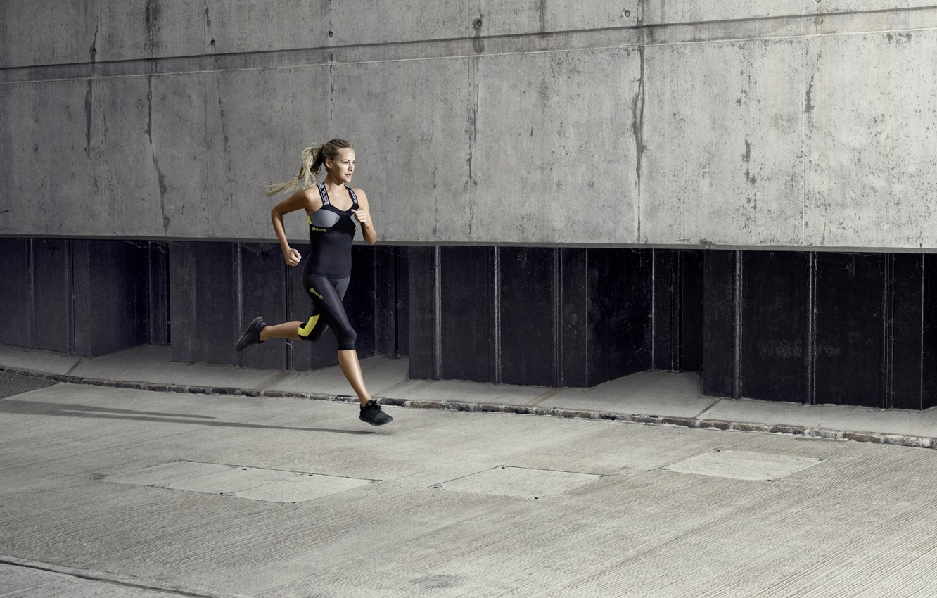 Photo Wallpaper Women, Exercise, Running, Jogging - Crossfit Hi Res , HD Wallpaper & Backgrounds