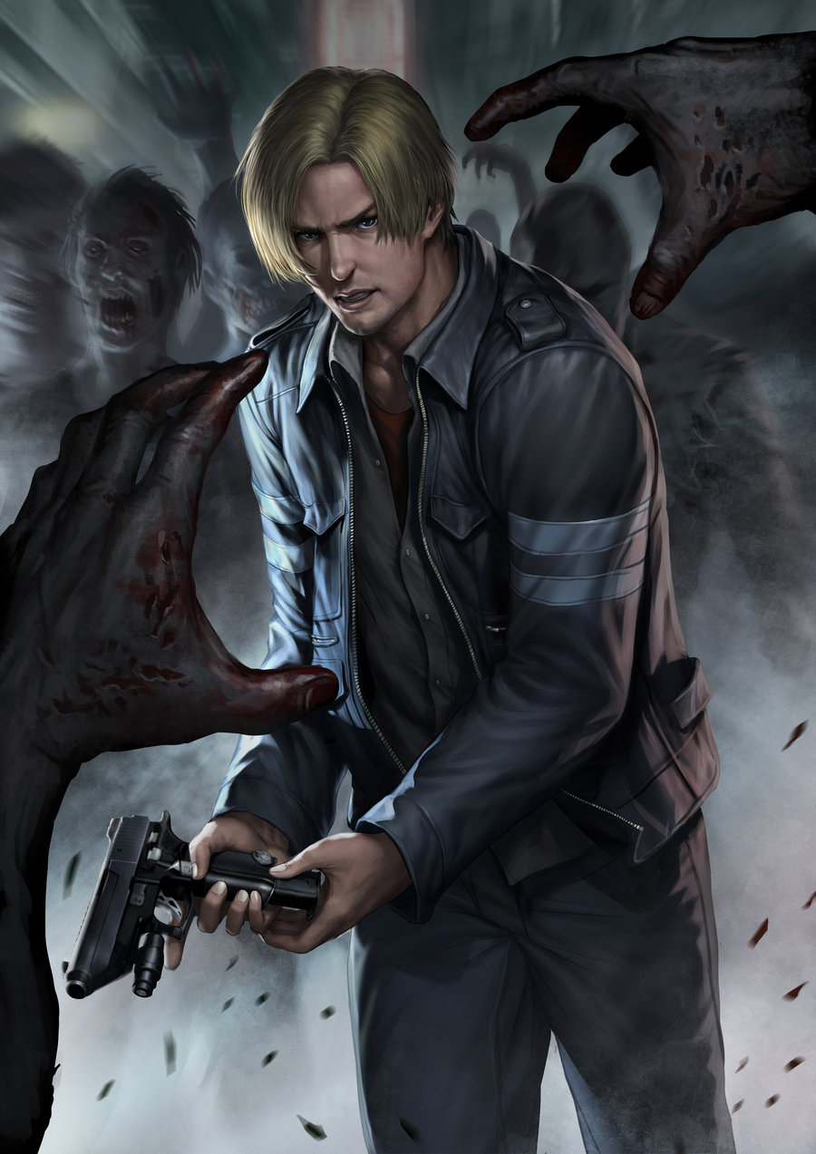 View Fullsize Leon Scott Kennedy Image - Leon S Kennedy Fan Art , HD Wallpaper & Backgrounds