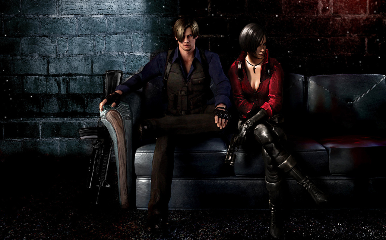 1280 X - Resident Evil Ada Wong And Leon , HD Wallpaper & Backgrounds