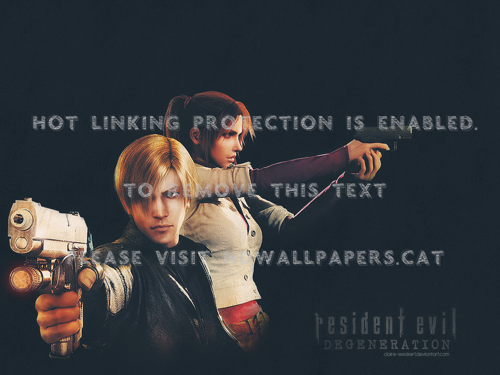 Resident Evil Degeneration Leon And Claire , HD Wallpaper & Backgrounds