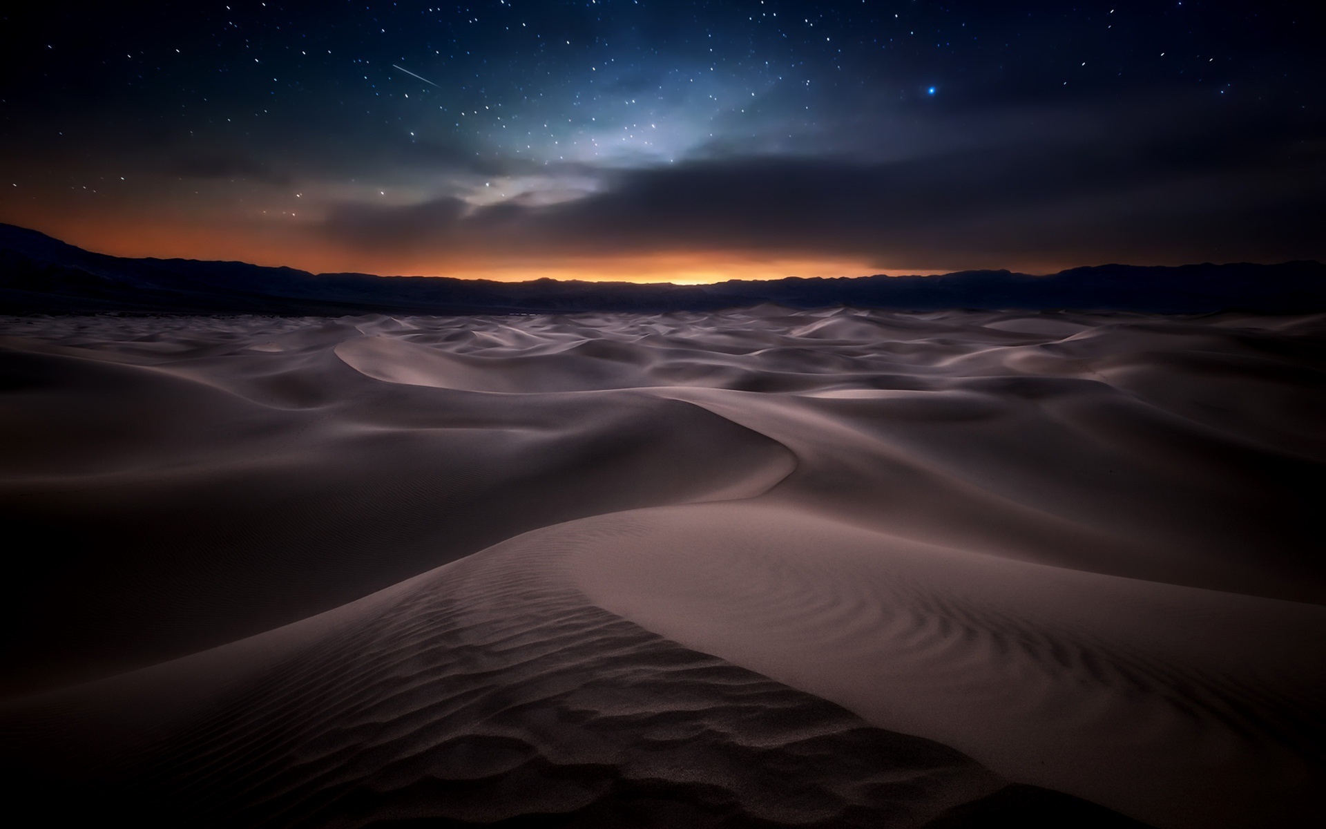 Download This Wallpaper - Night Desert , HD Wallpaper & Backgrounds