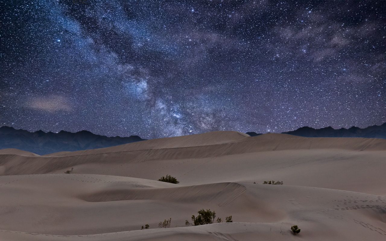 Night In A Desert , HD Wallpaper & Backgrounds