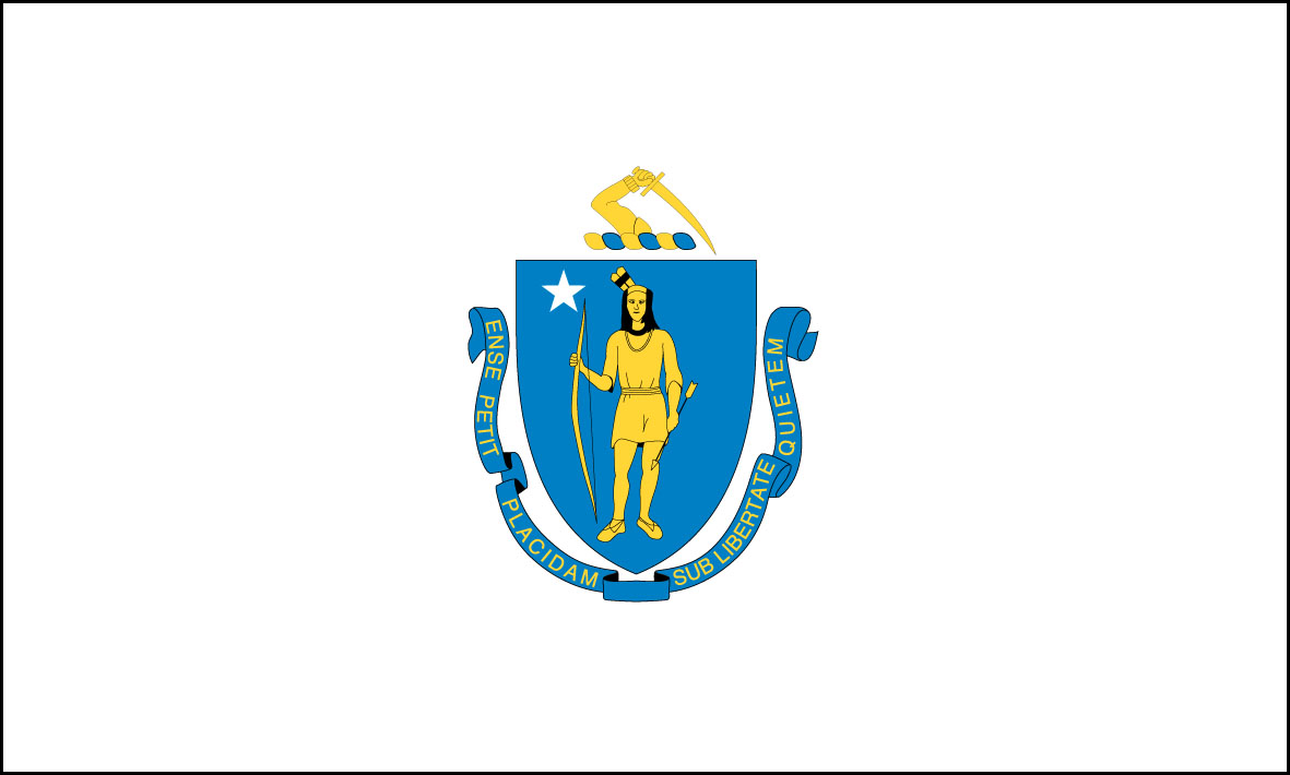 Massachusetts State Flag Graphic - Massachusetts State Flag , HD Wallpaper & Backgrounds