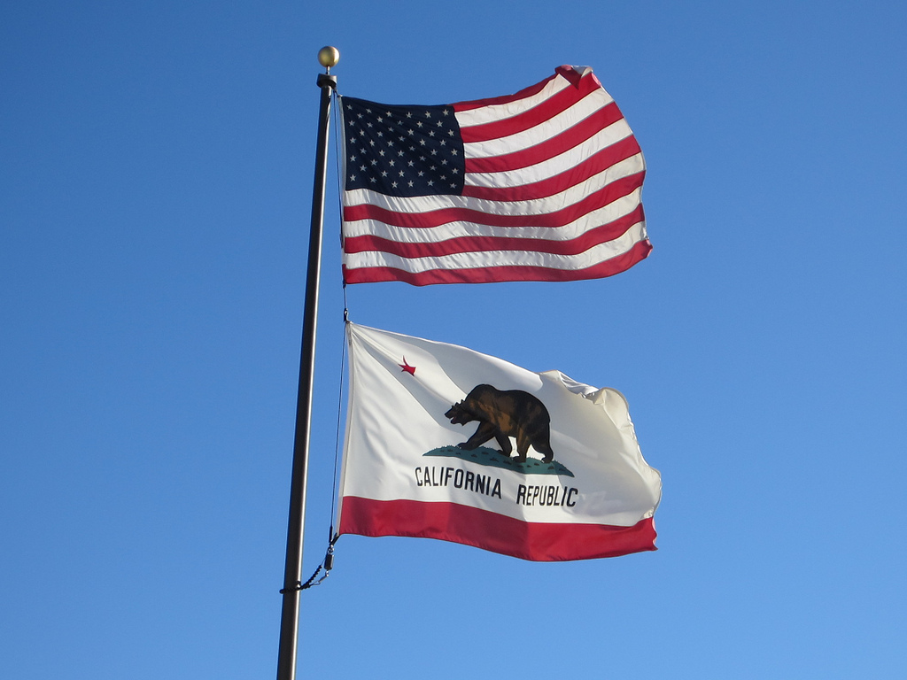 United States Flag California Flag , HD Wallpaper & Backgrounds