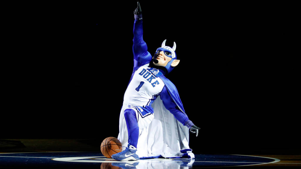Blue Devil Mascot - Duke Basketball Mascot , HD Wallpaper & Backgrounds