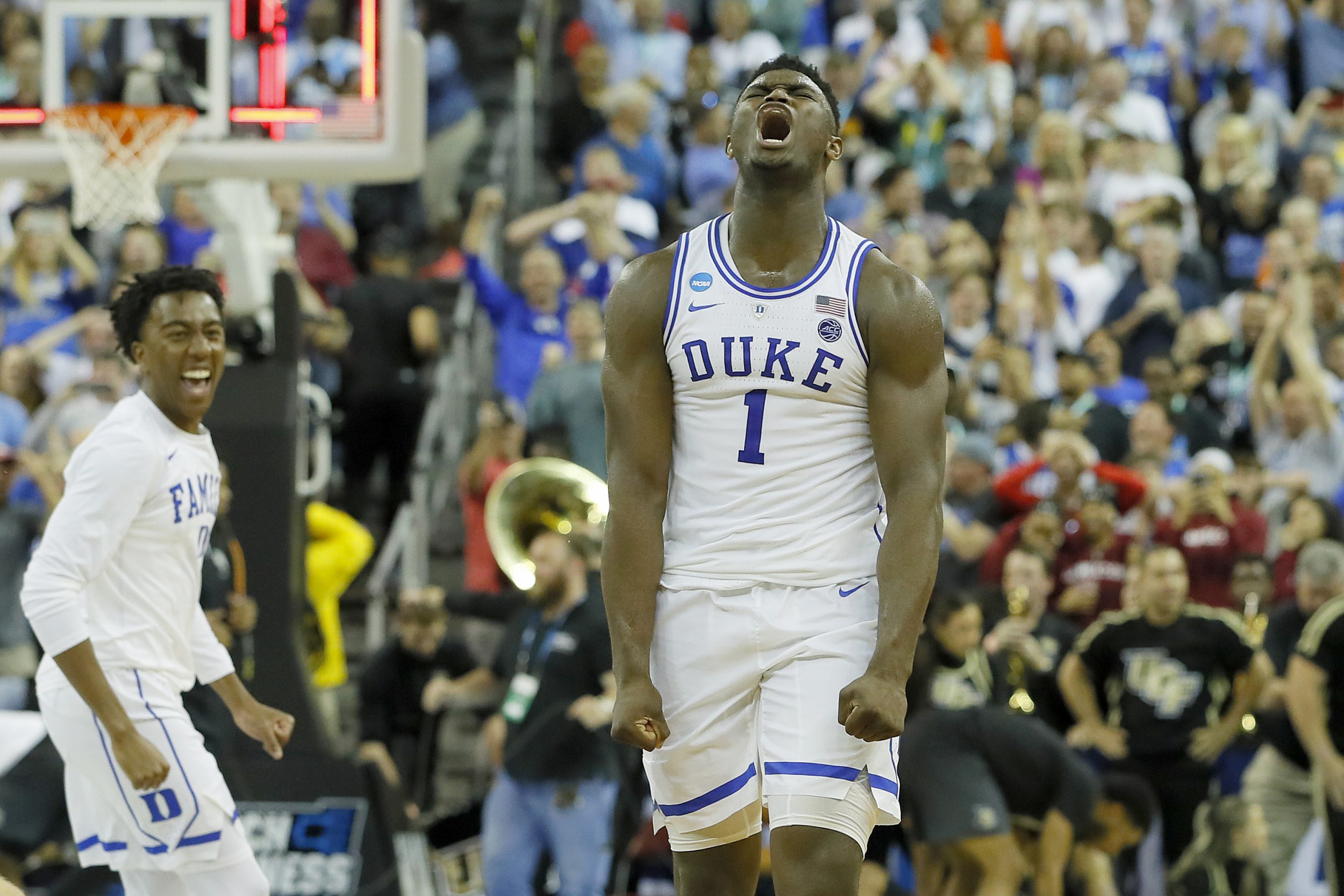 What Will Zion Williamson Do Next Duke Star Hints He - Ncaa Zion Vs Tacko , HD Wallpaper & Backgrounds