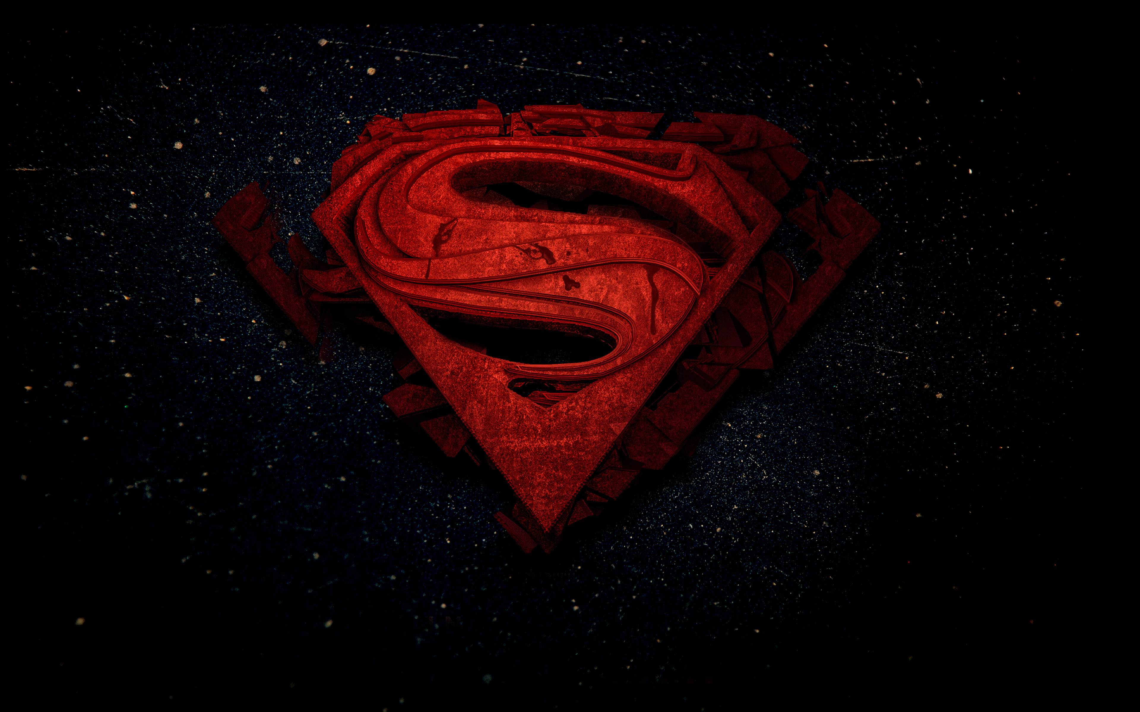 Superman, 4k, Space, 3d Logo, Superheroes, Dc Comics, - Superman 4k Wallpaper For Mobile , HD Wallpaper & Backgrounds