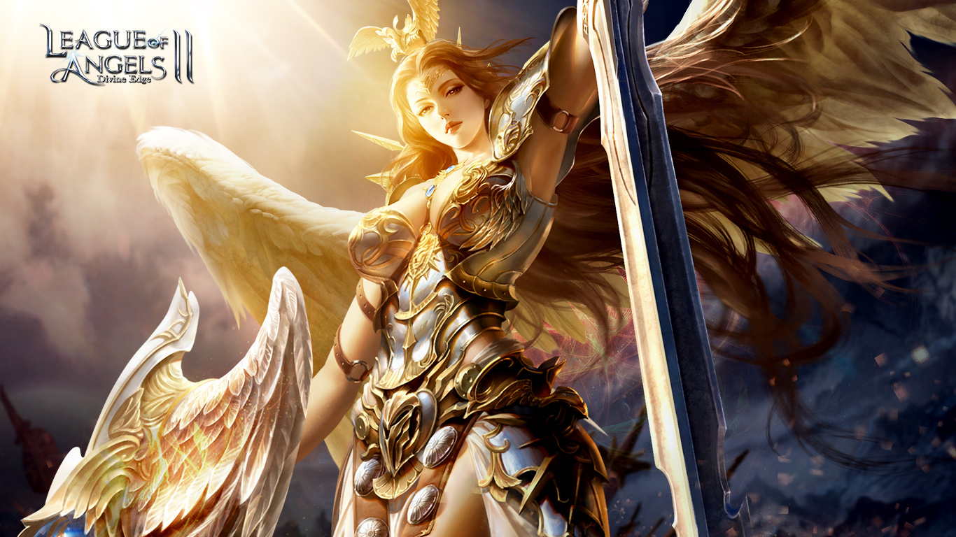 League Of Angels Victoria Angel Warrior Wallpaper - League Of Angels Victoria , HD Wallpaper & Backgrounds