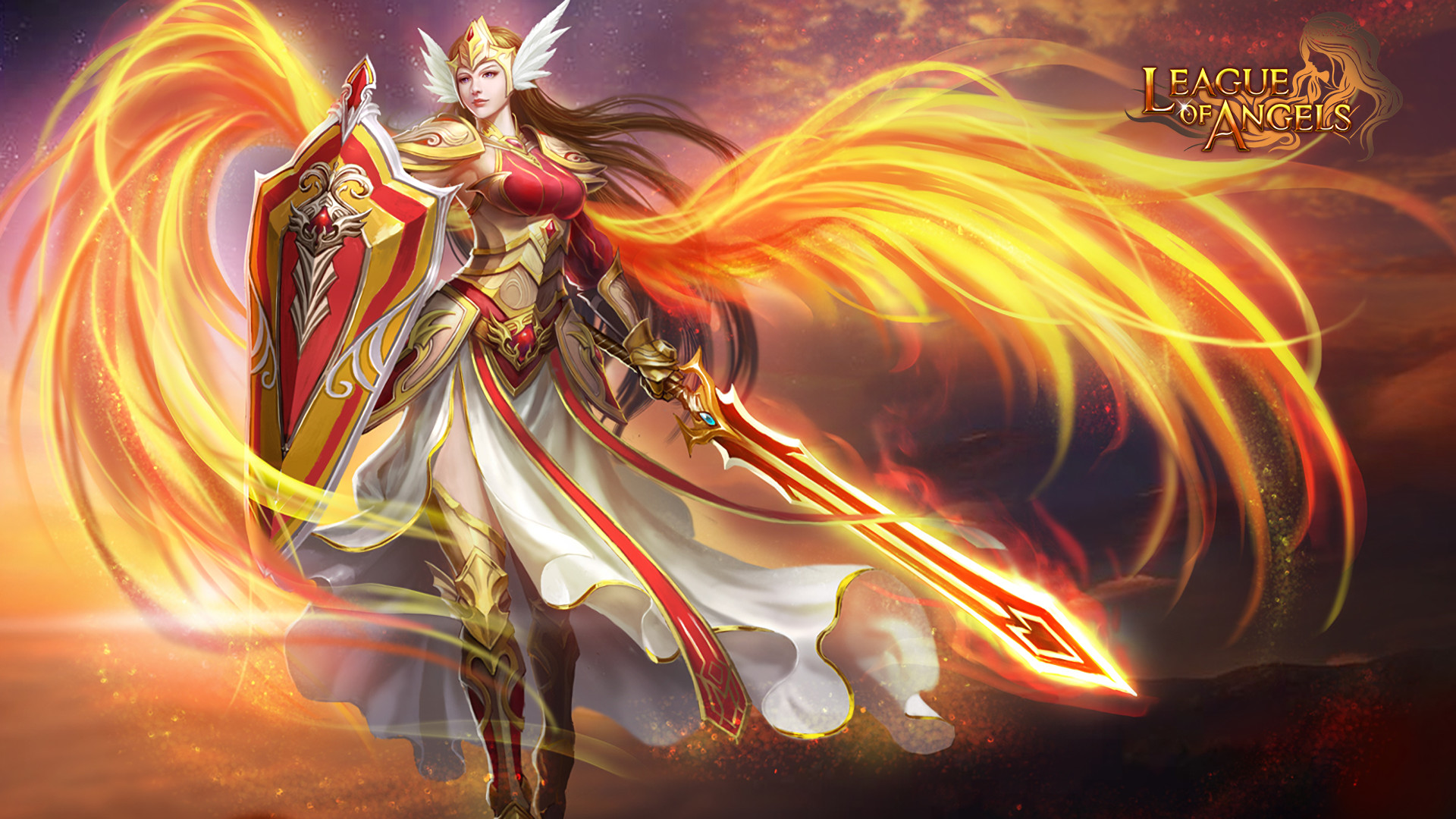 League Of Angels Computerspiele Fantasy Mã¤dchen Woman - Gambar League Of Angels , HD Wallpaper & Backgrounds