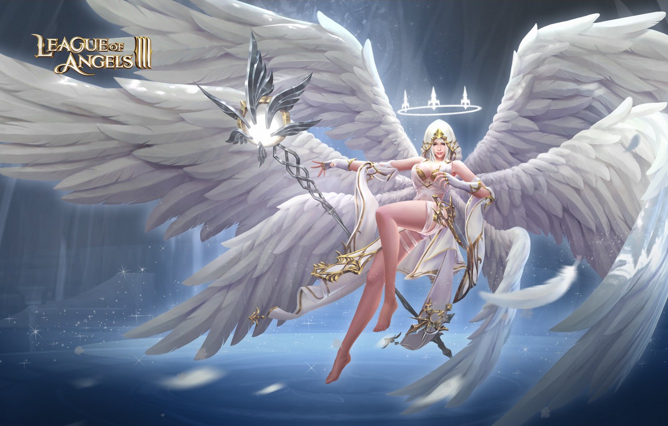 Photo Wallpaper Girl, Angel, League Of Angels - League Of Angels Iii , HD Wallpaper & Backgrounds