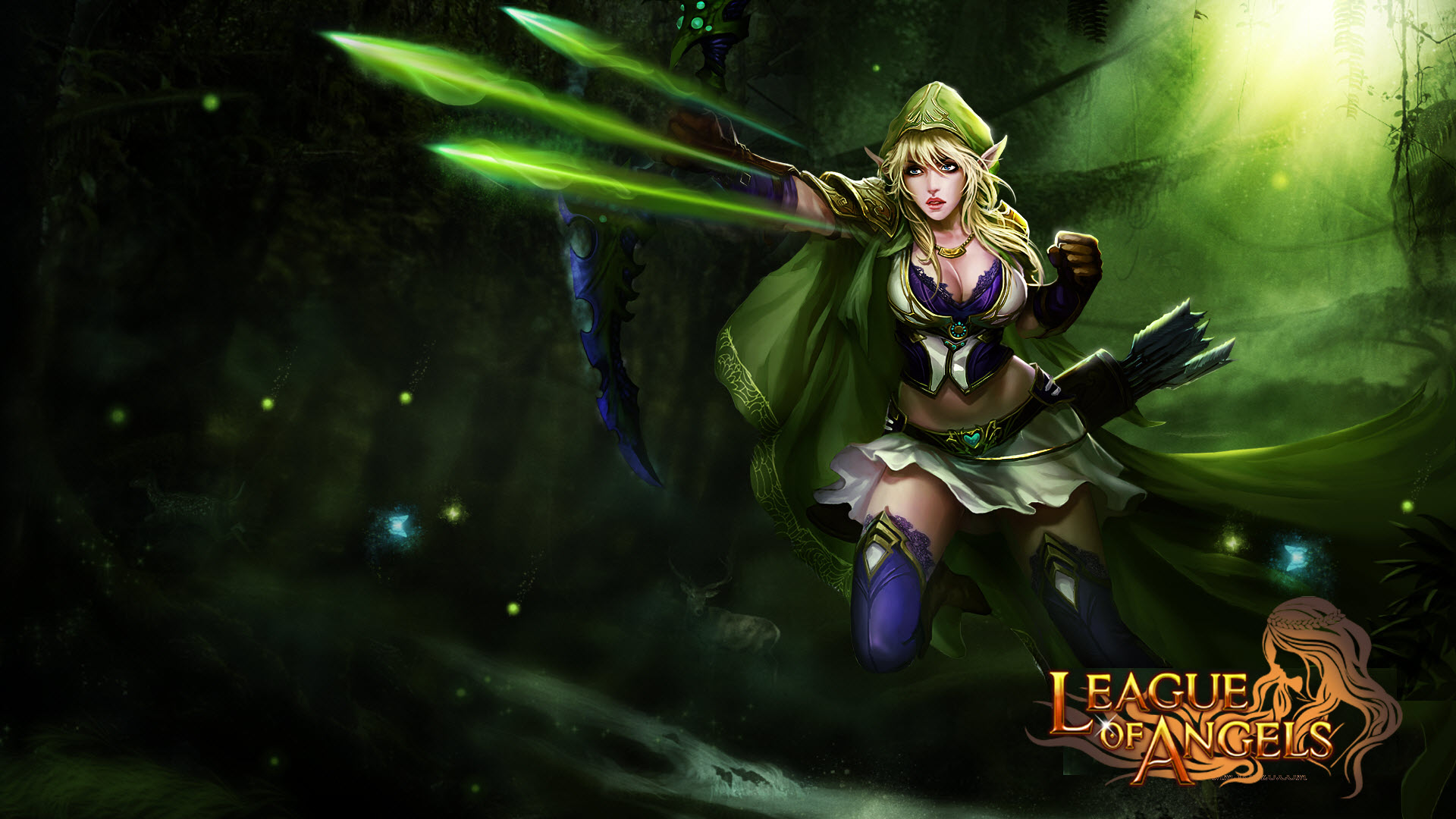 League Of Angels Hd Wallpapers - League Of Angels Personajes , HD Wallpaper & Backgrounds