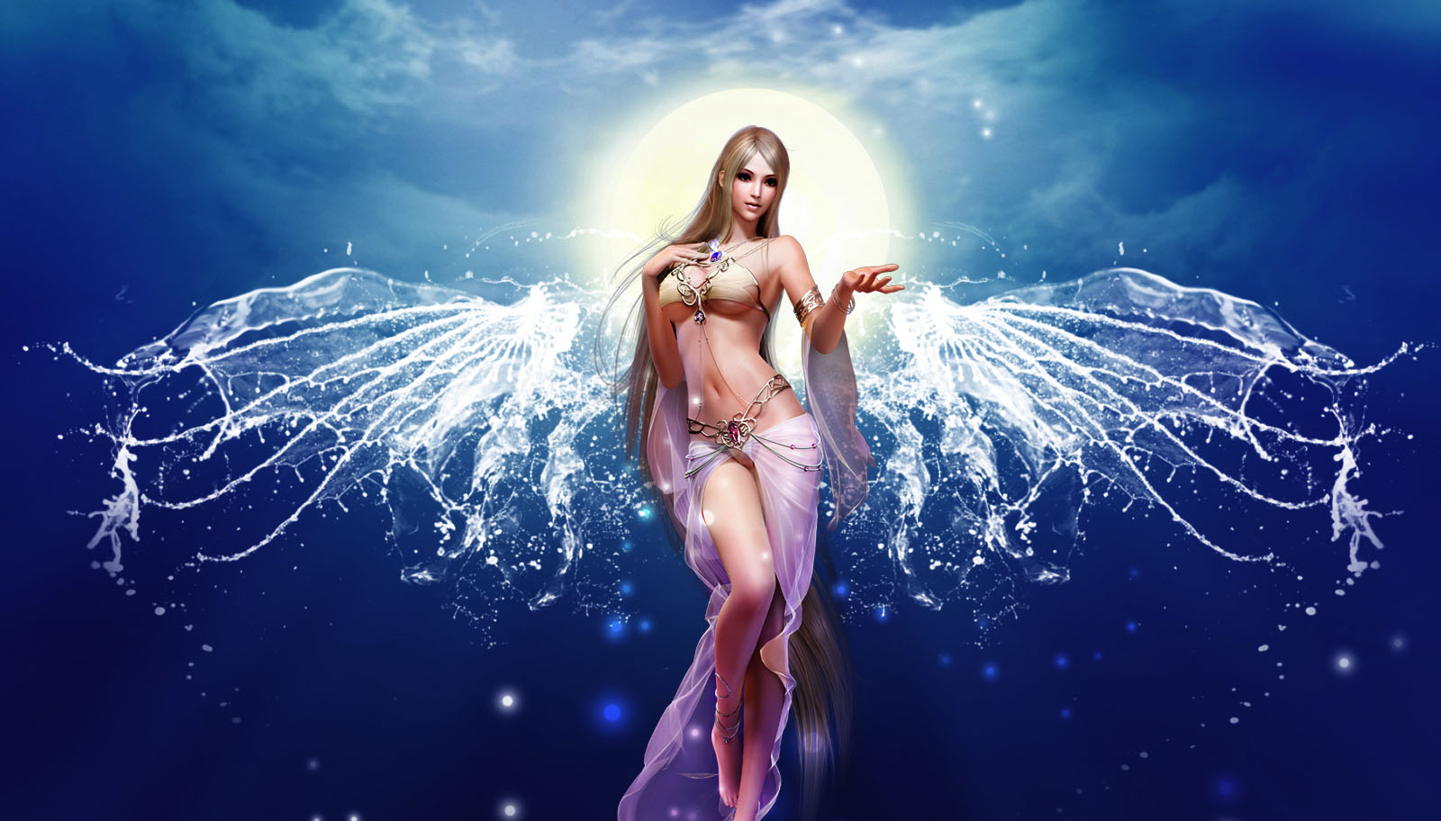 Angel Design Competition - League Of Angels Lunaria , HD Wallpaper & Backgrounds