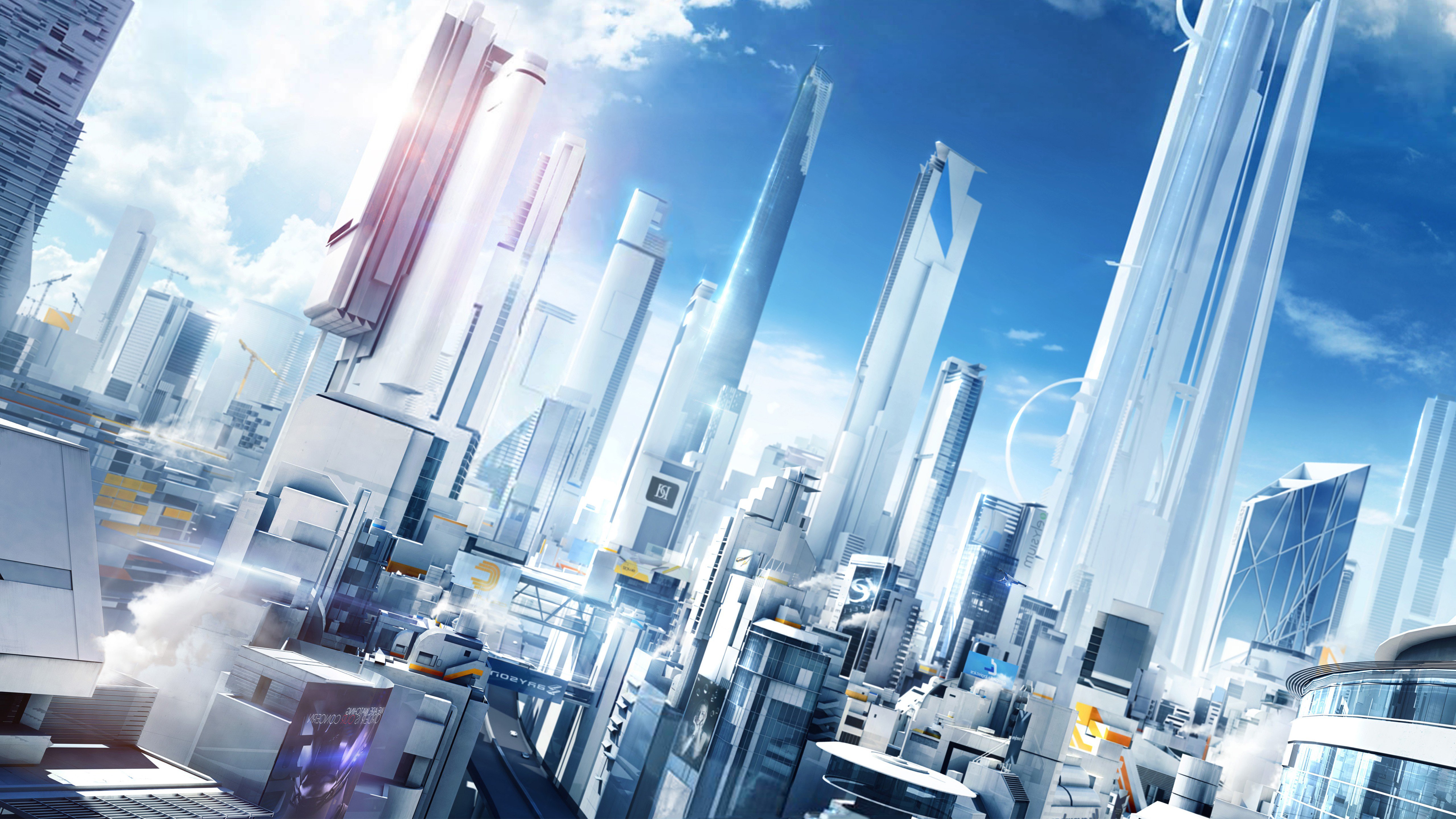 Mirror's Edge Catalyst Hd Wallpaper - City Of Glass Mirror's Edge , HD Wallpaper & Backgrounds