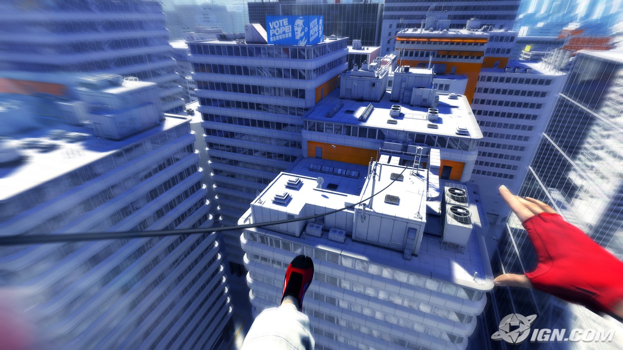 Mirrors Edge - Mirrors Edge First Person , HD Wallpaper & Backgrounds