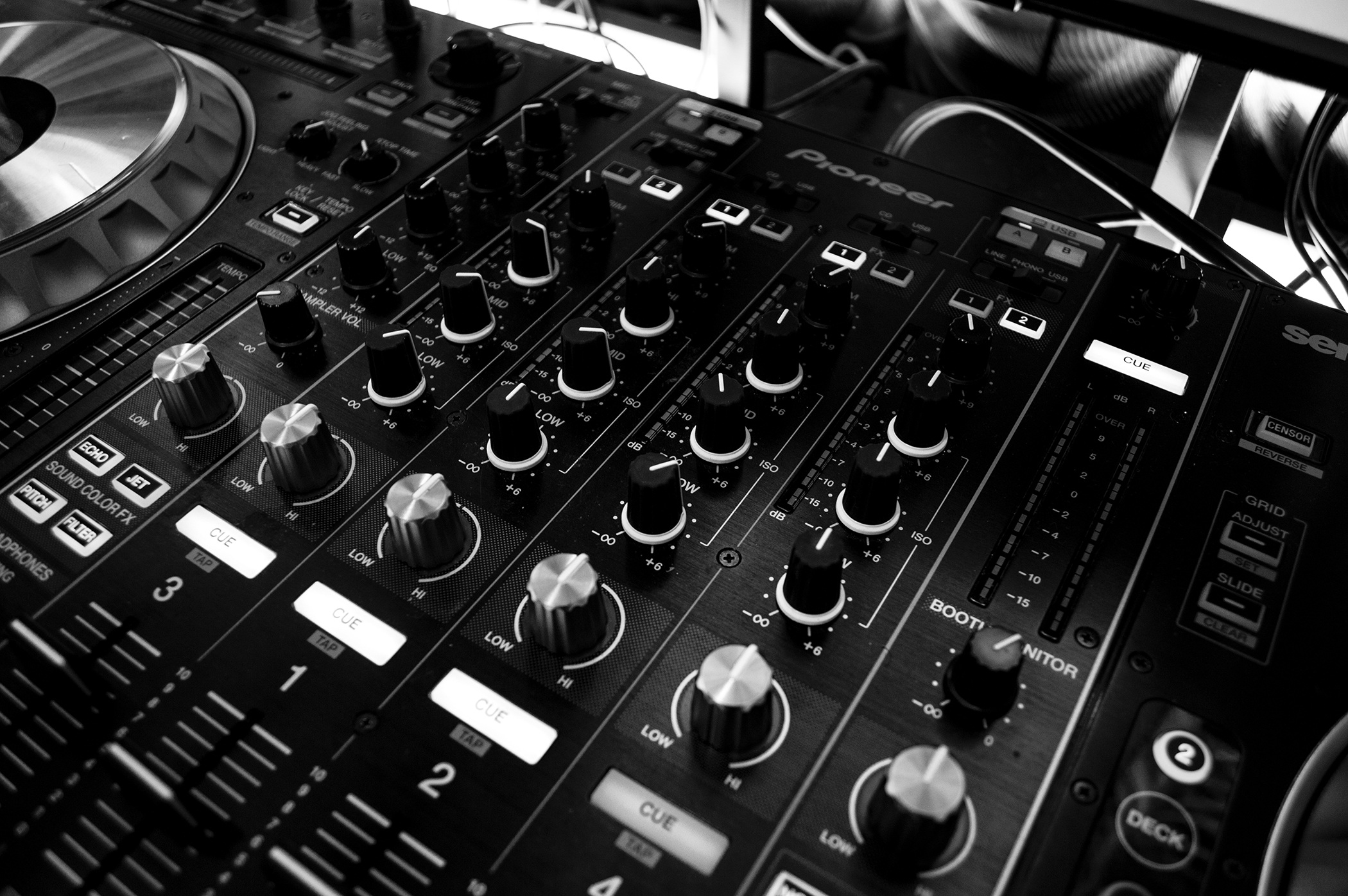 Dj Audio Mixing Panel - Electronic Music , HD Wallpaper & Backgrounds