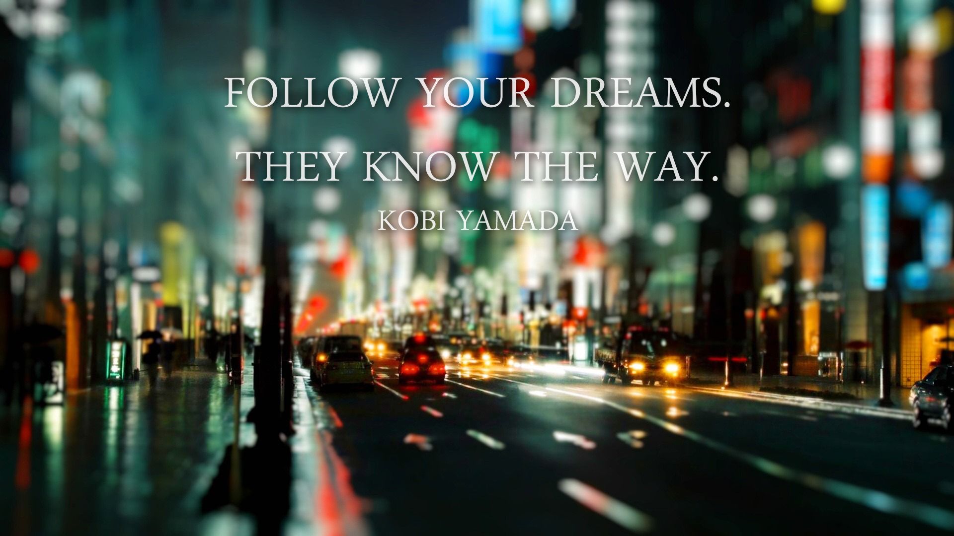 Dreams Quotes - City Lights , HD Wallpaper & Backgrounds