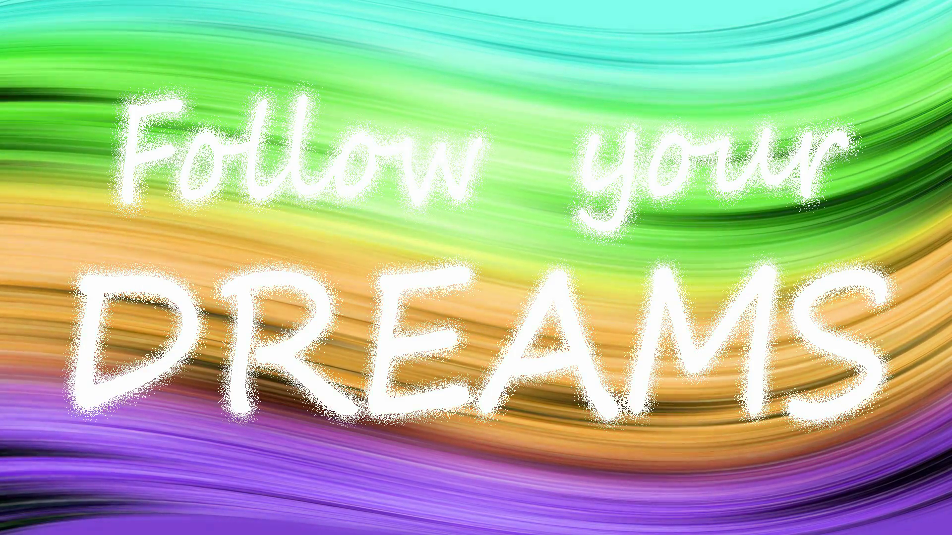 Writing Follow Your Dreams On The Colored Background, - Cake , HD Wallpaper & Backgrounds