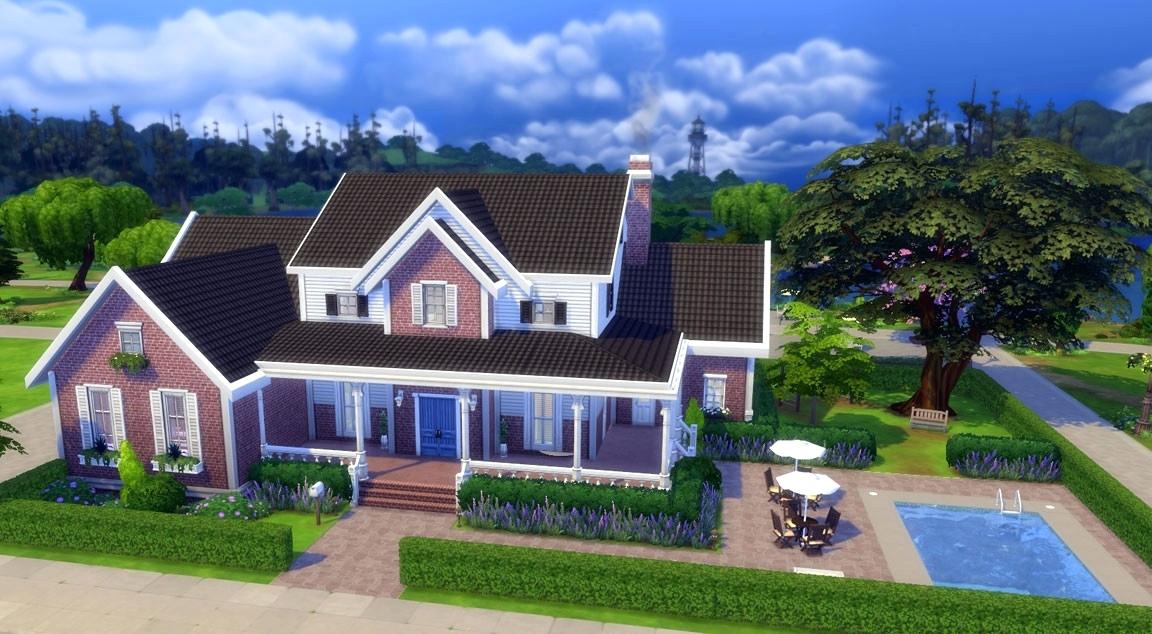 Beautiful Dream House Houses Pictures The Sims Ideas - Sims 4 Amazinv House , HD Wallpaper & Backgrounds