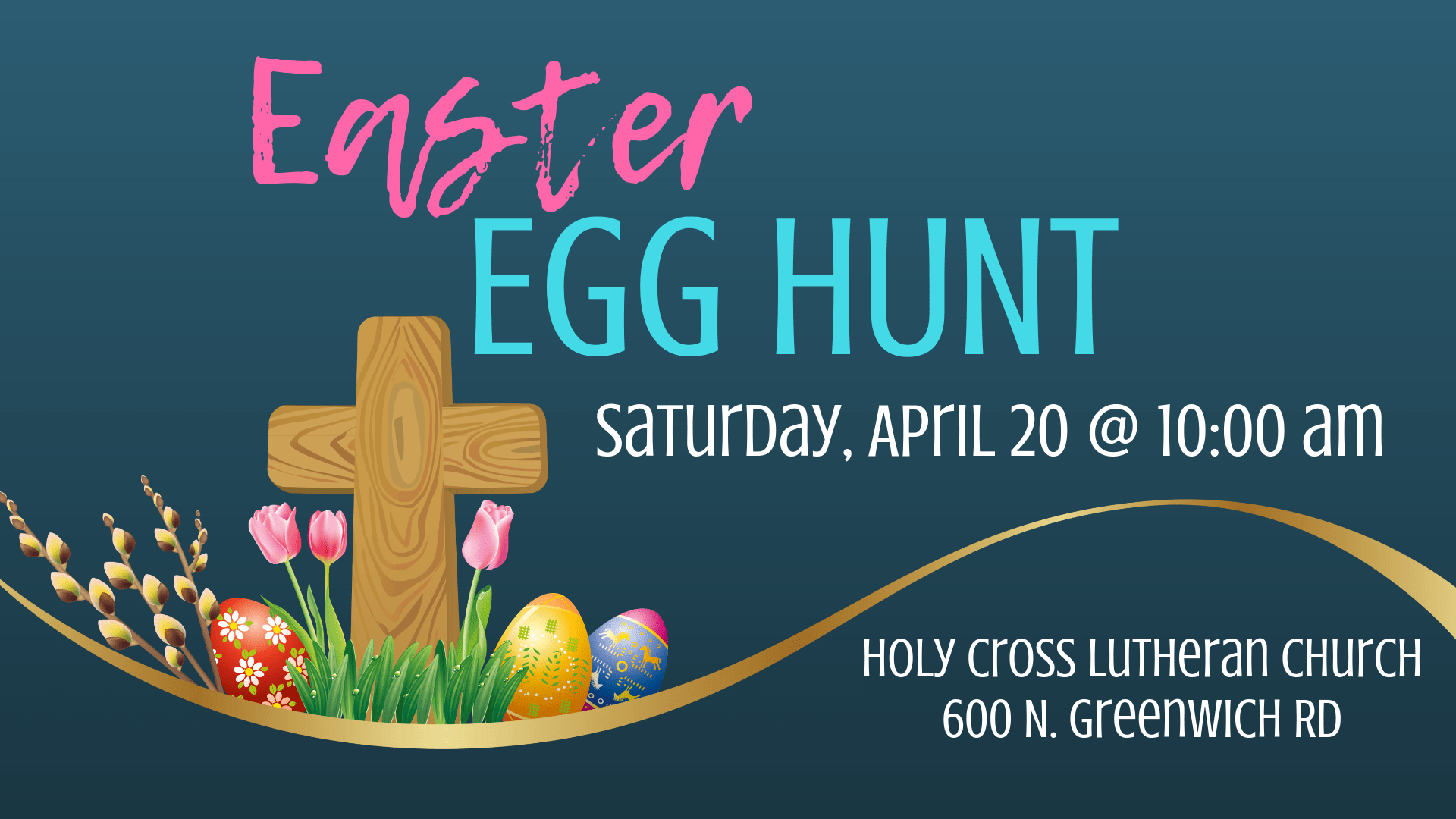Easter Egg Hunt @ Holy Cross Lutheran Church - Thanksgiving , HD Wallpaper & Backgrounds