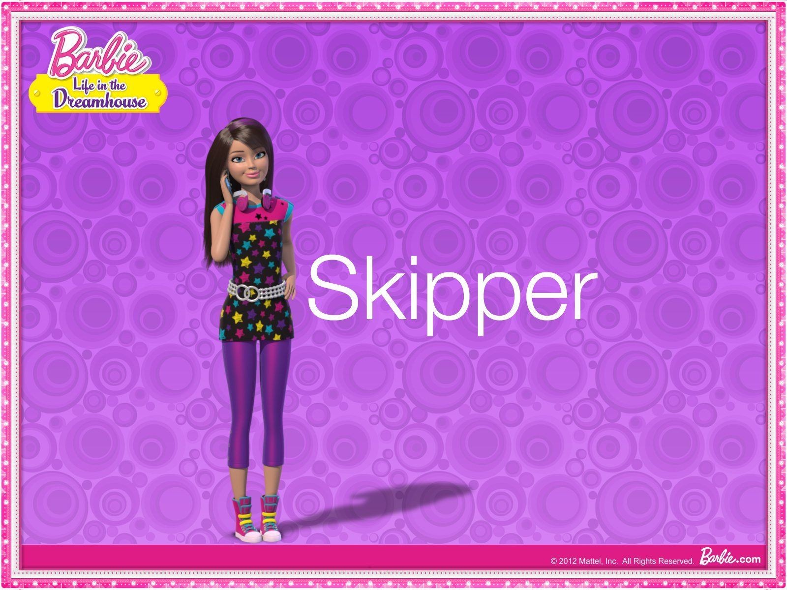 Barbie Life In The Dream House Dreamhouse Wallpaper - Barbie Life In The Dreamhouse Characters With Names , HD Wallpaper & Backgrounds