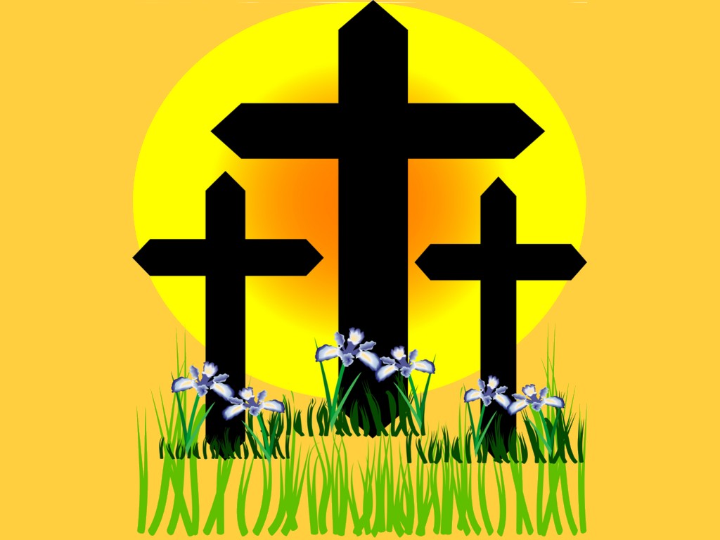 3 Crosses Christian Wallpaper Free Download - 3 Crosses In Background , HD Wallpaper & Backgrounds
