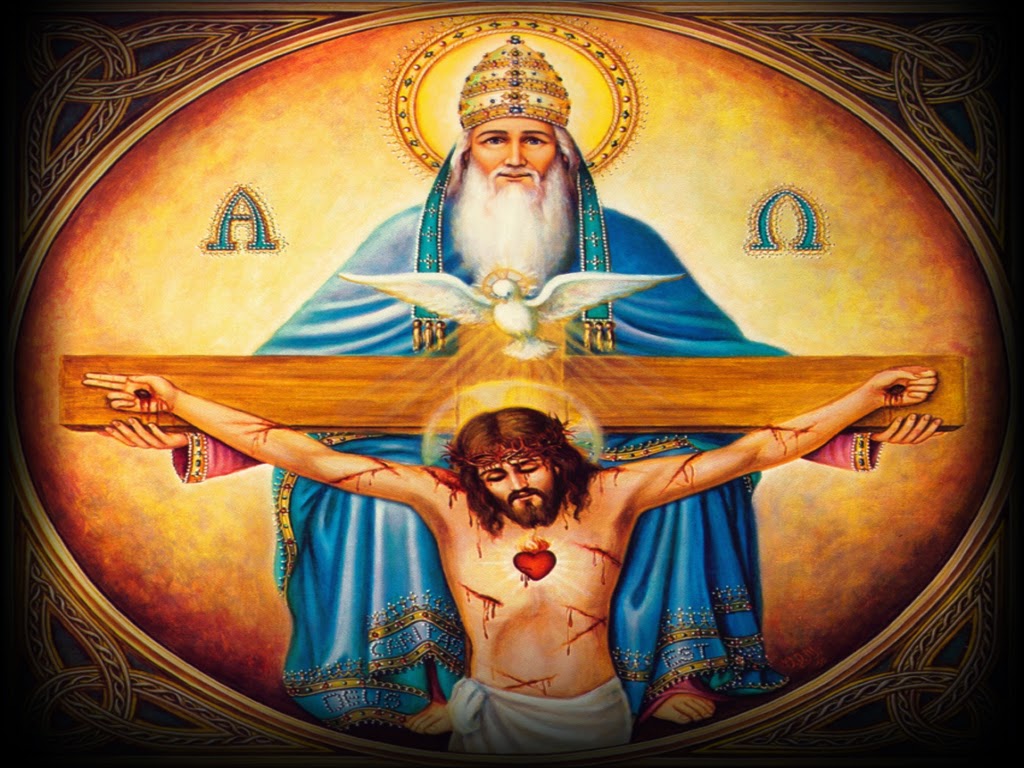 The Most Holy Trinity - Catholic Holy Trinity Sunday , HD Wallpaper & Backgrounds